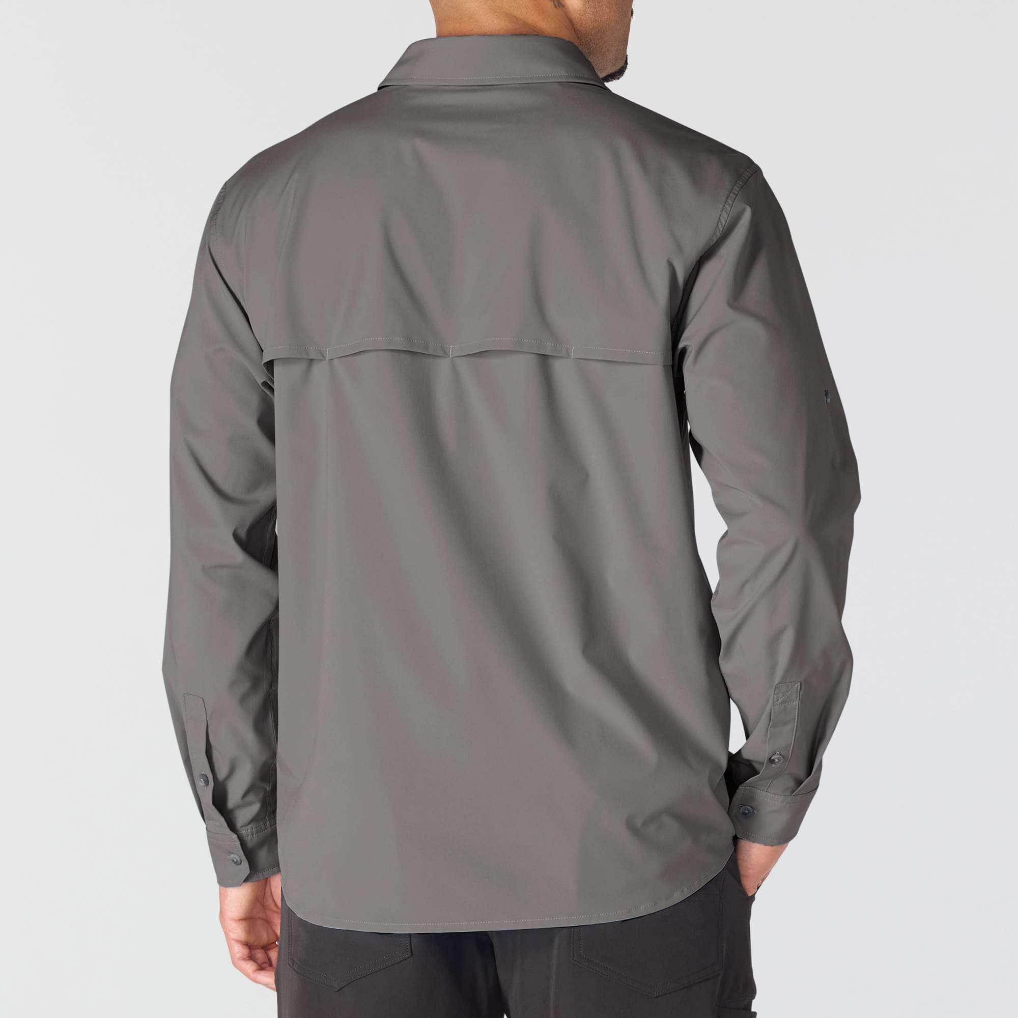 Men's force sun defender™ woven relaxed fit long sleeve shirt - sun protection shirts