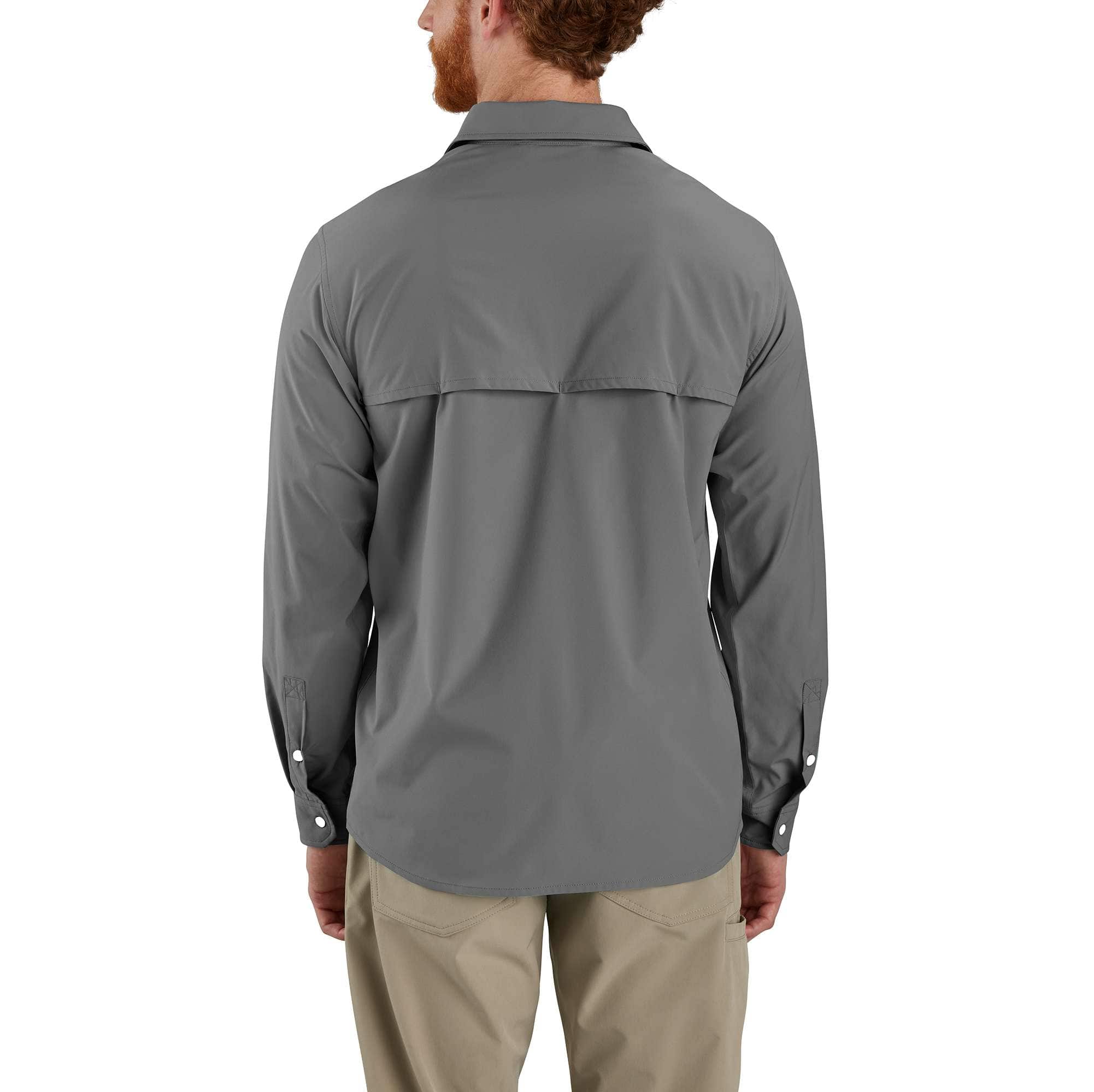 Men's force sun defender™ woven relaxed fit long sleeve shirt - sun protection shirts