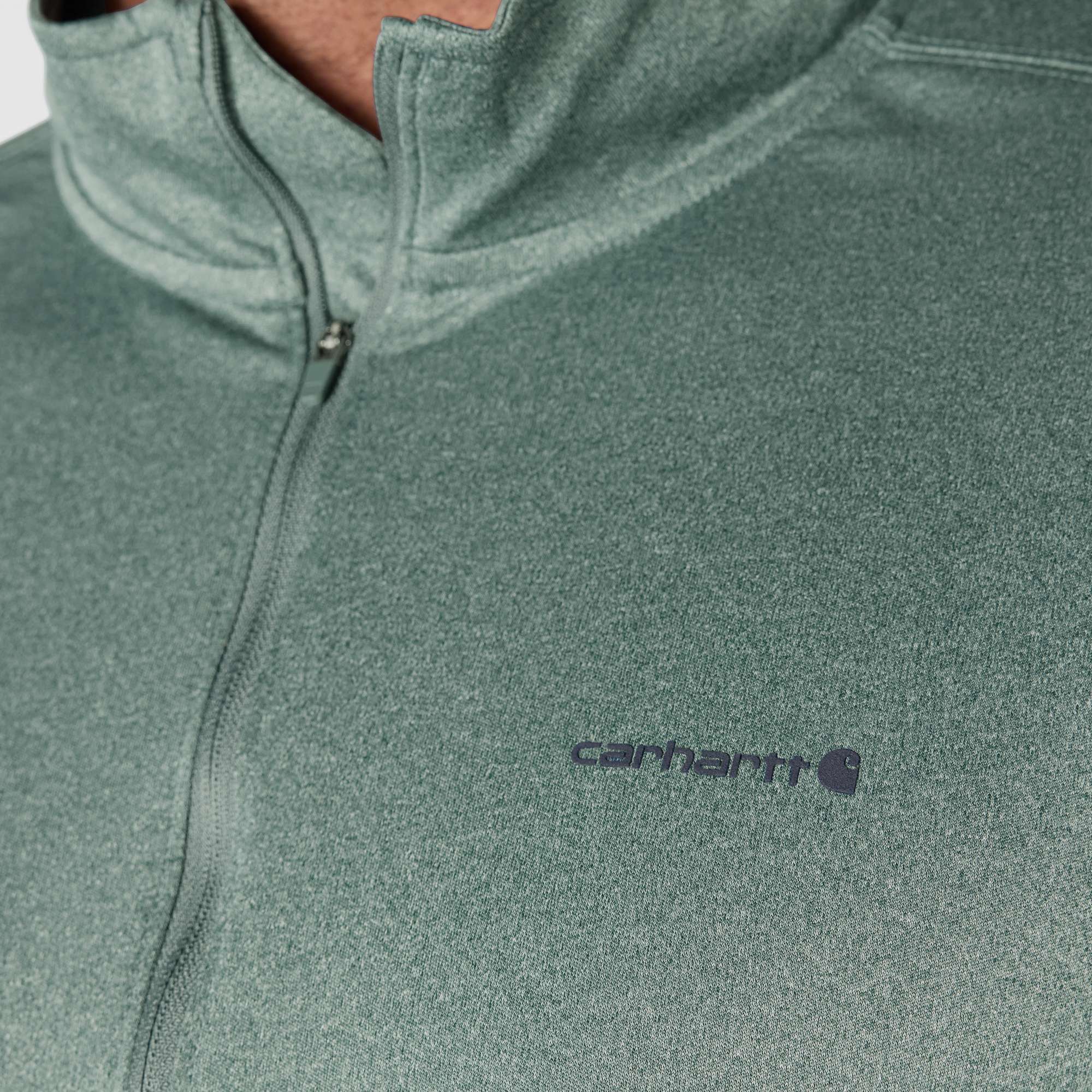 Men's force sun defender upf 50+ moisture wicking half zip pullover - sun protection shirts