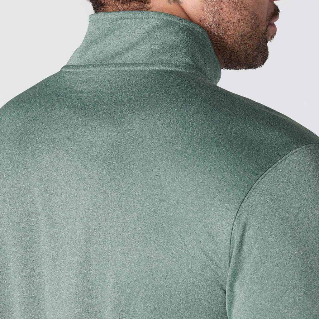 Men's force sun defender upf 50+ moisture wicking half zip pullover - sun protection shirts