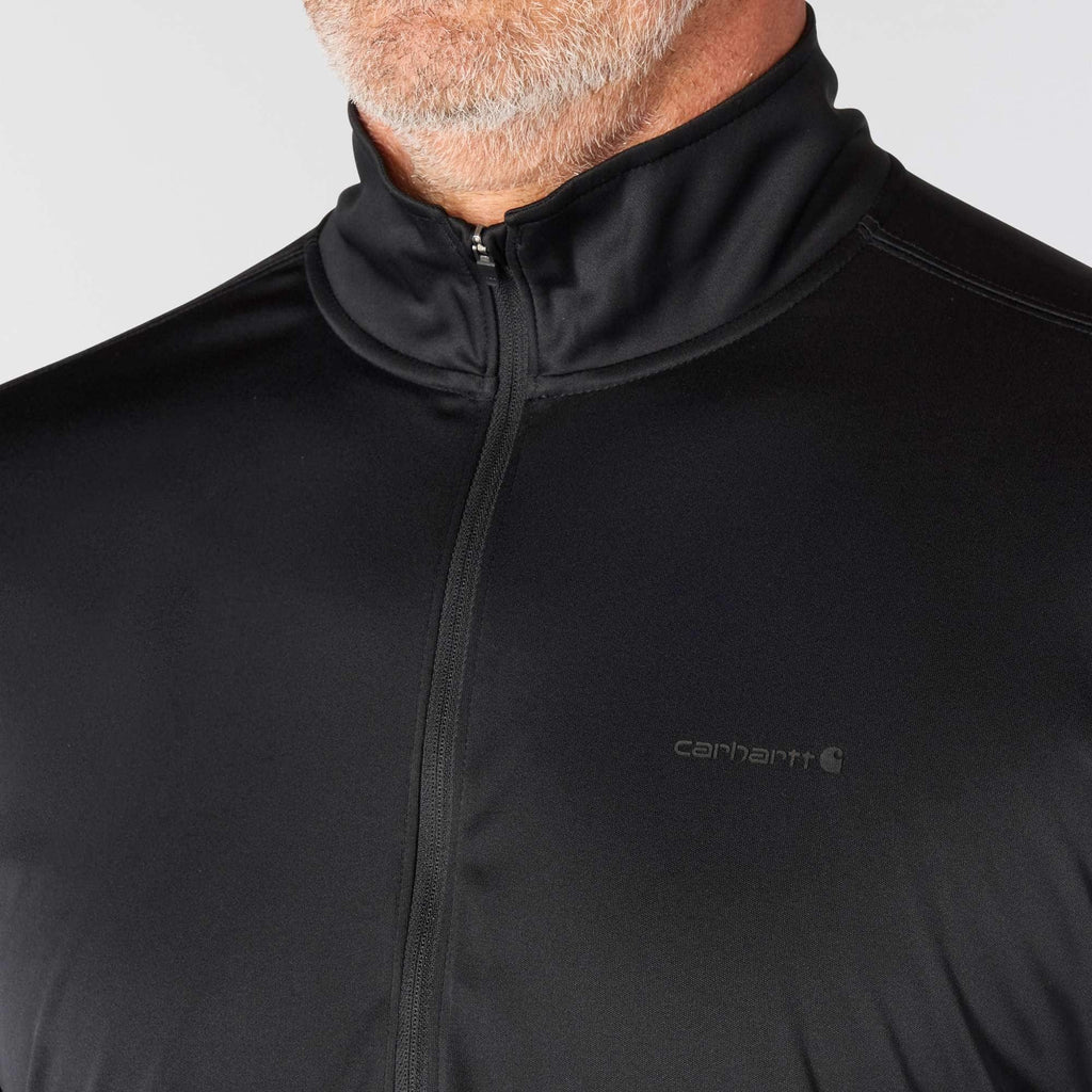 Men's force sun defender upf 50+ moisture wicking half zip pullover - sun protection shirts