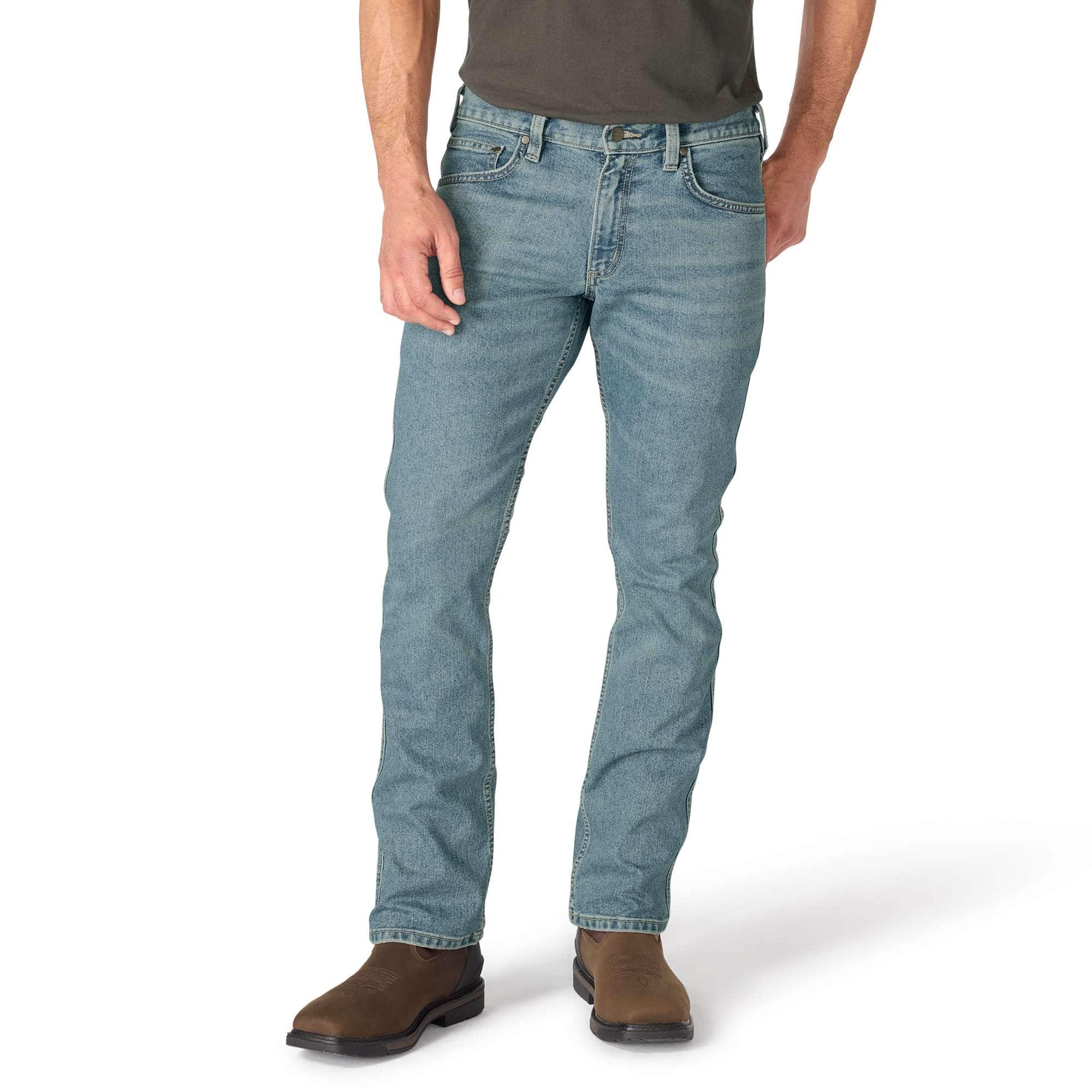 Men's relaxed bootcut rugged flex work jeans