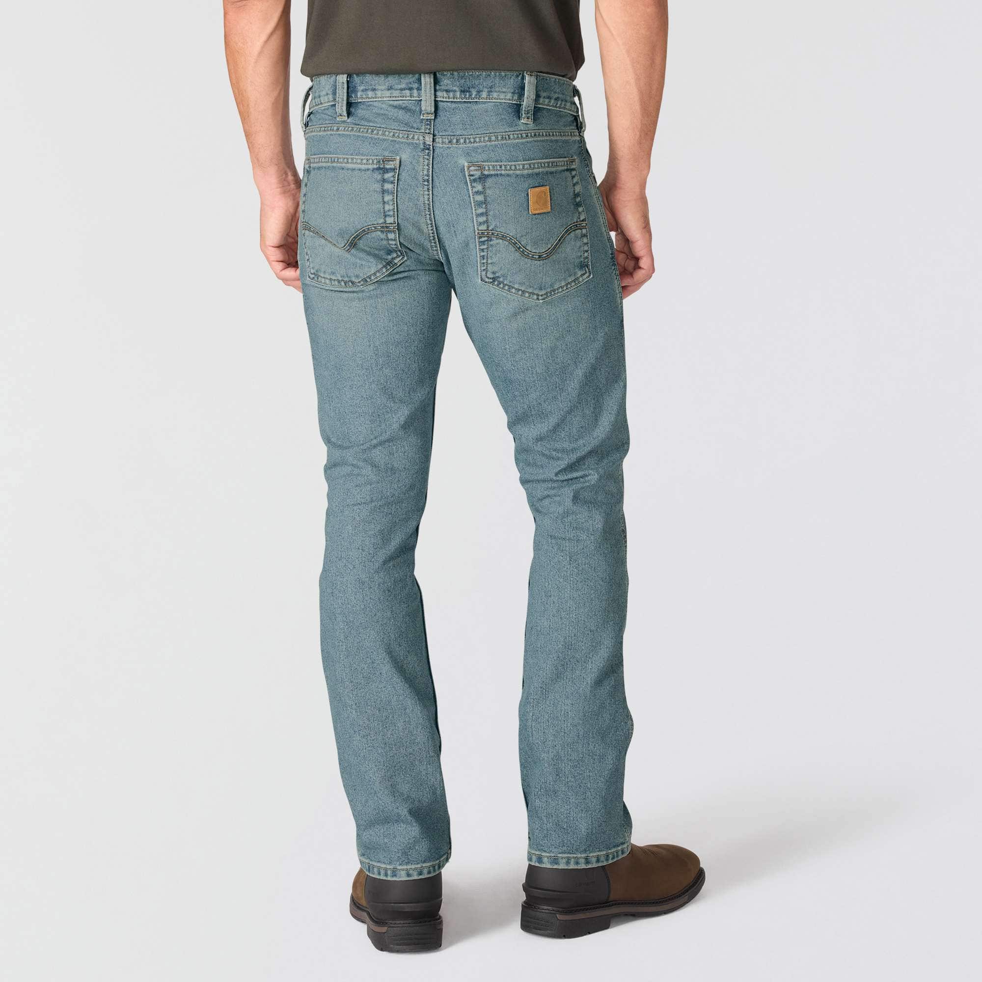 Men's relaxed bootcut rugged flex work jeans