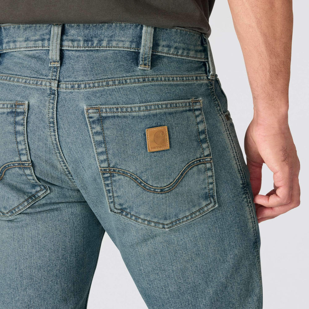 Men's relaxed bootcut rugged flex work jeans