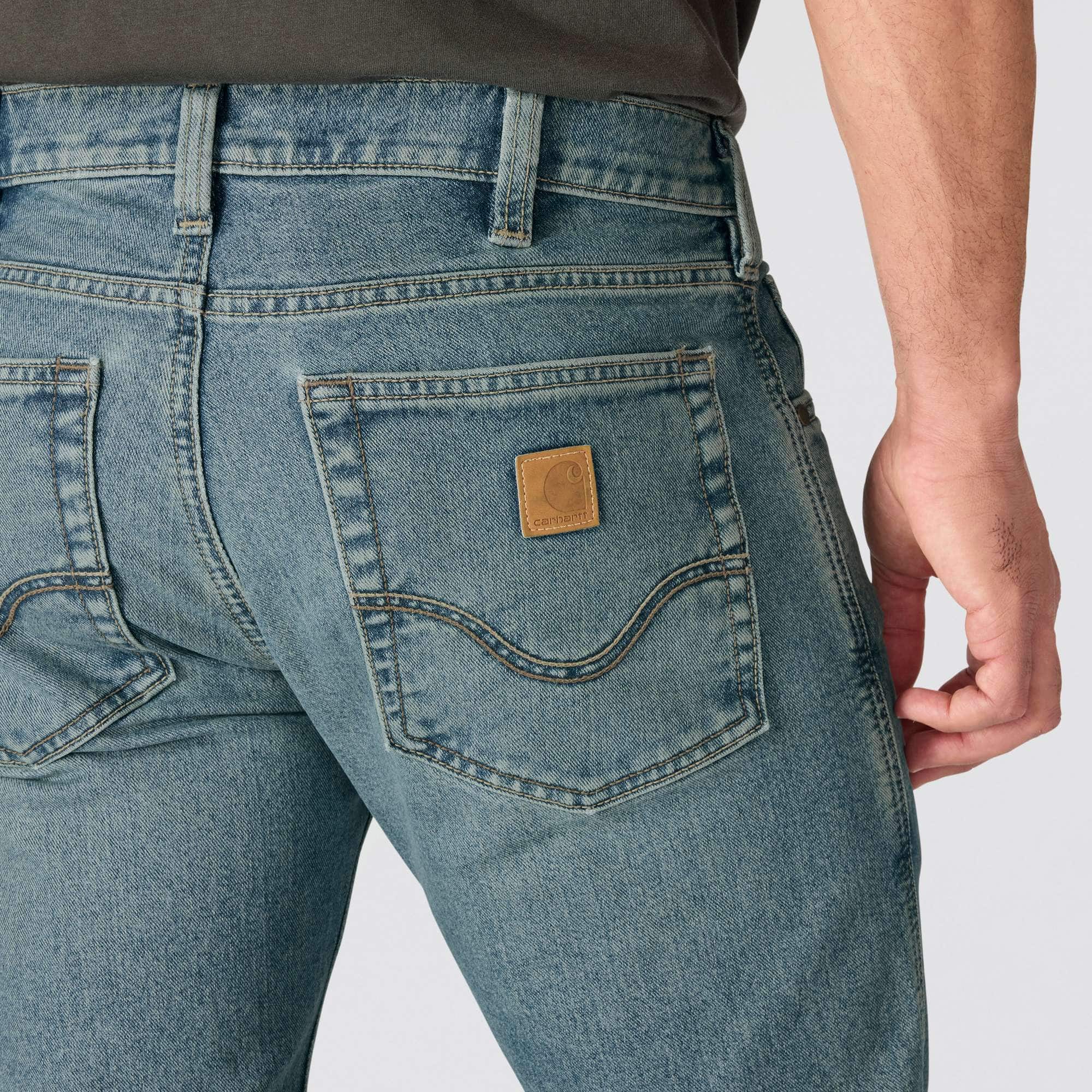 Men's relaxed bootcut rugged flex work jeans