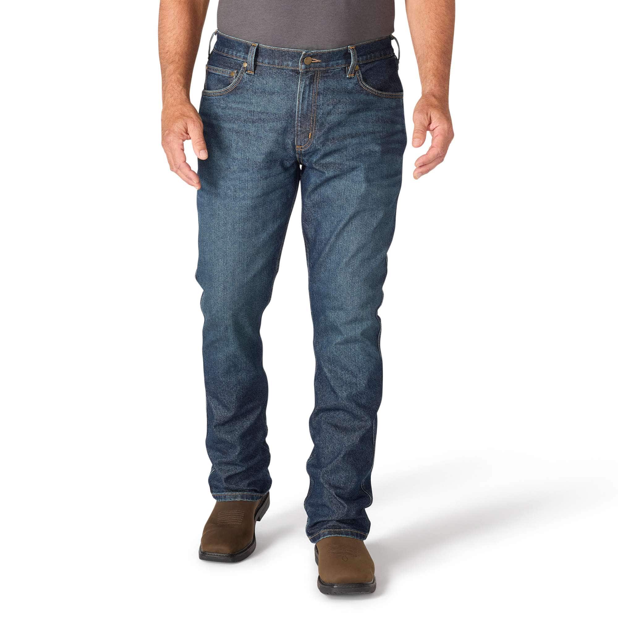 Men's relaxed bootcut rugged flex work jeans