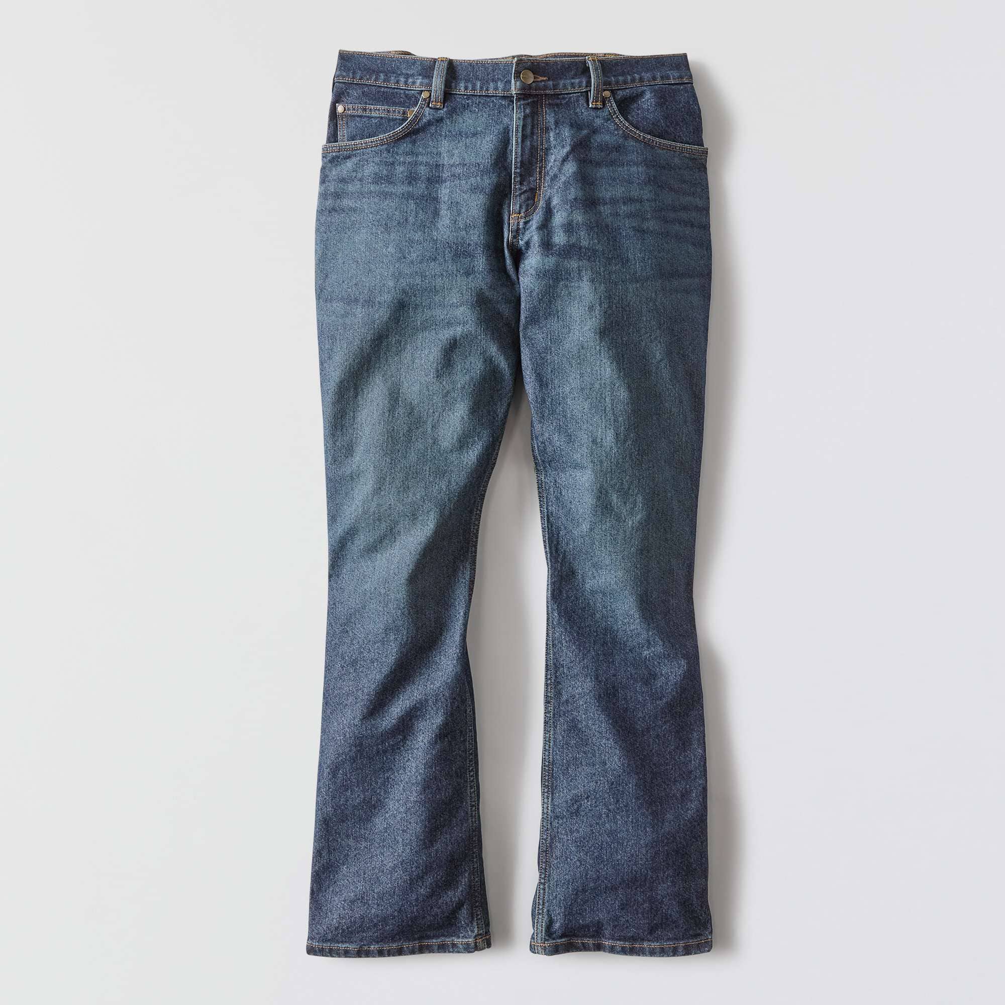Men's relaxed bootcut rugged flex work jeans
