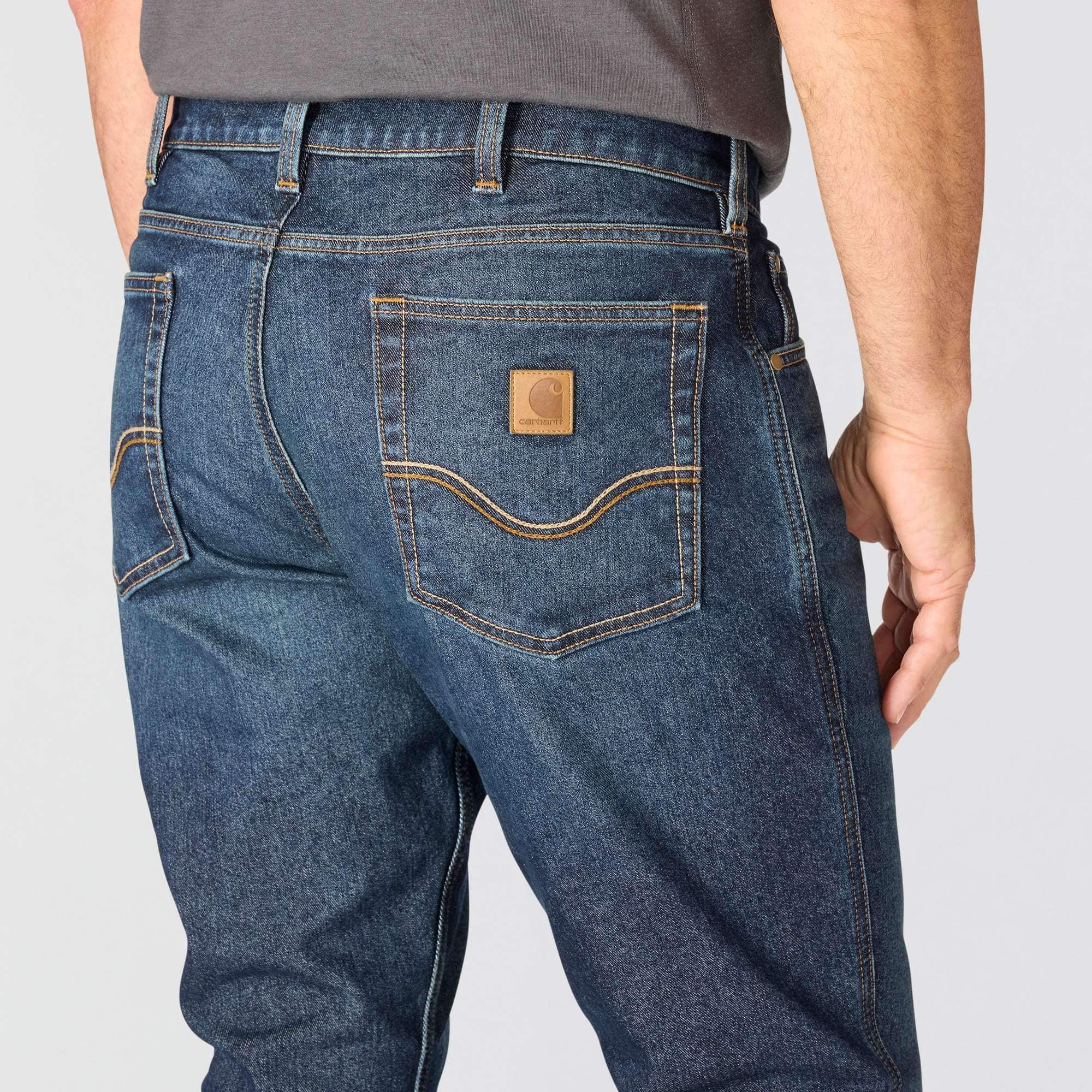 Men's relaxed bootcut rugged flex work jeans
