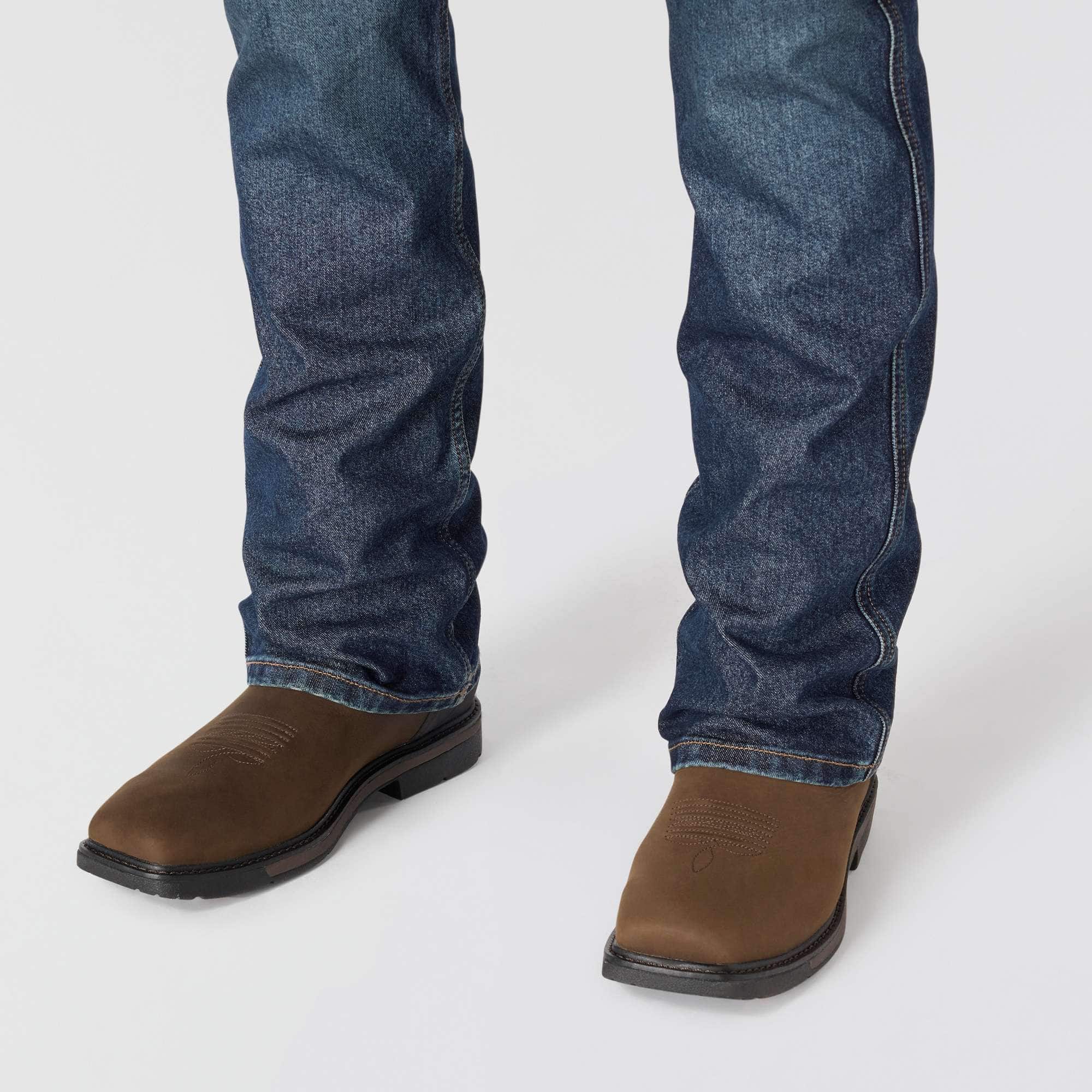 Men's relaxed bootcut rugged flex work jeans