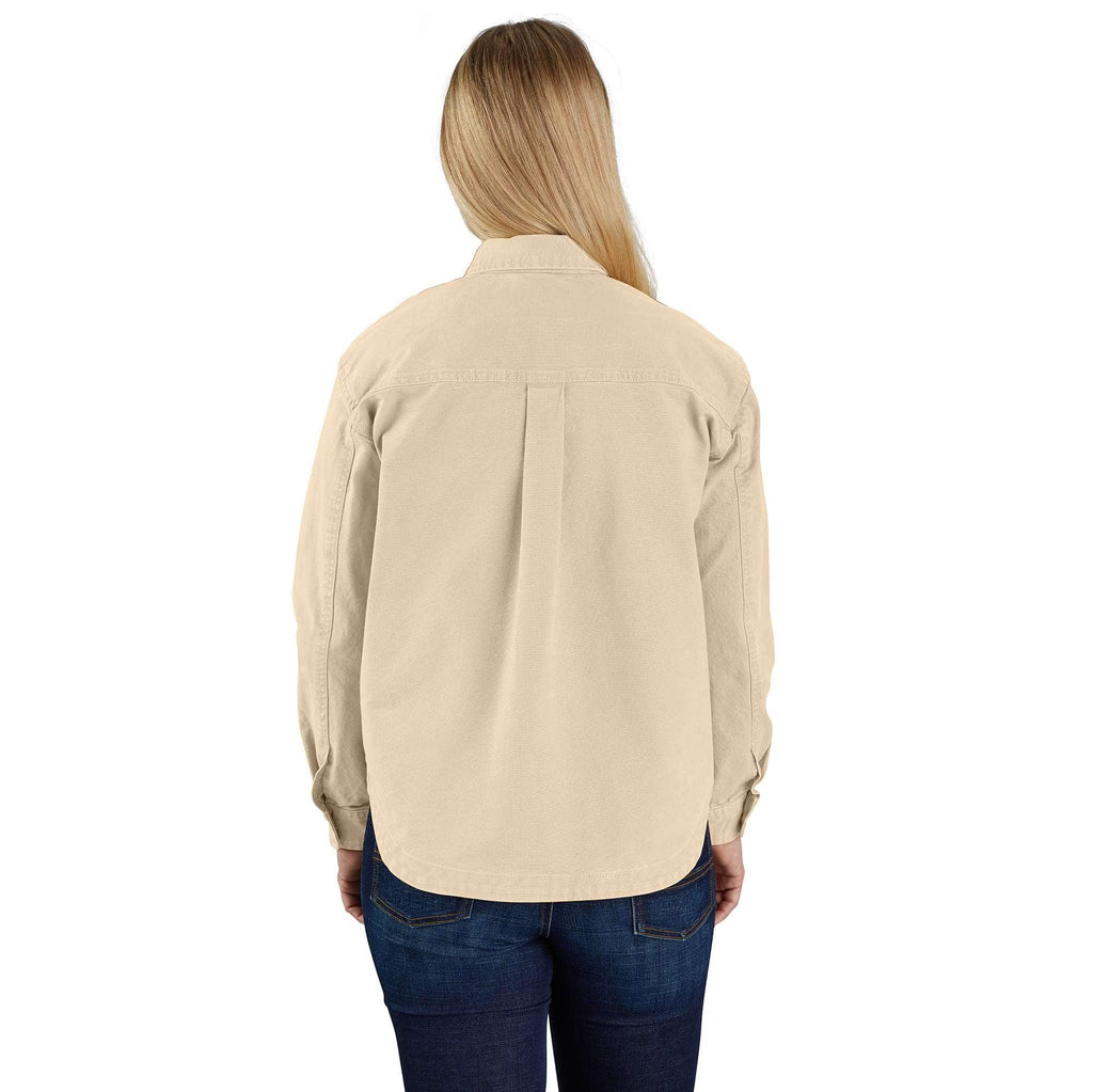 Women's montana rugged flex® loose fit heavyweight duck overshirt