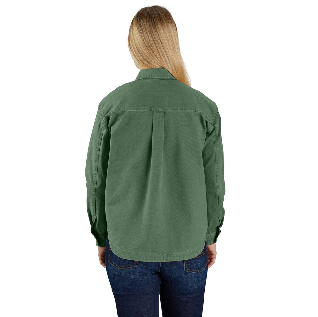 Women's montana rugged flex® loose fit heavyweight duck overshirt