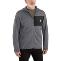 Men's force fleece-lined moisture wicking zip up hoodie