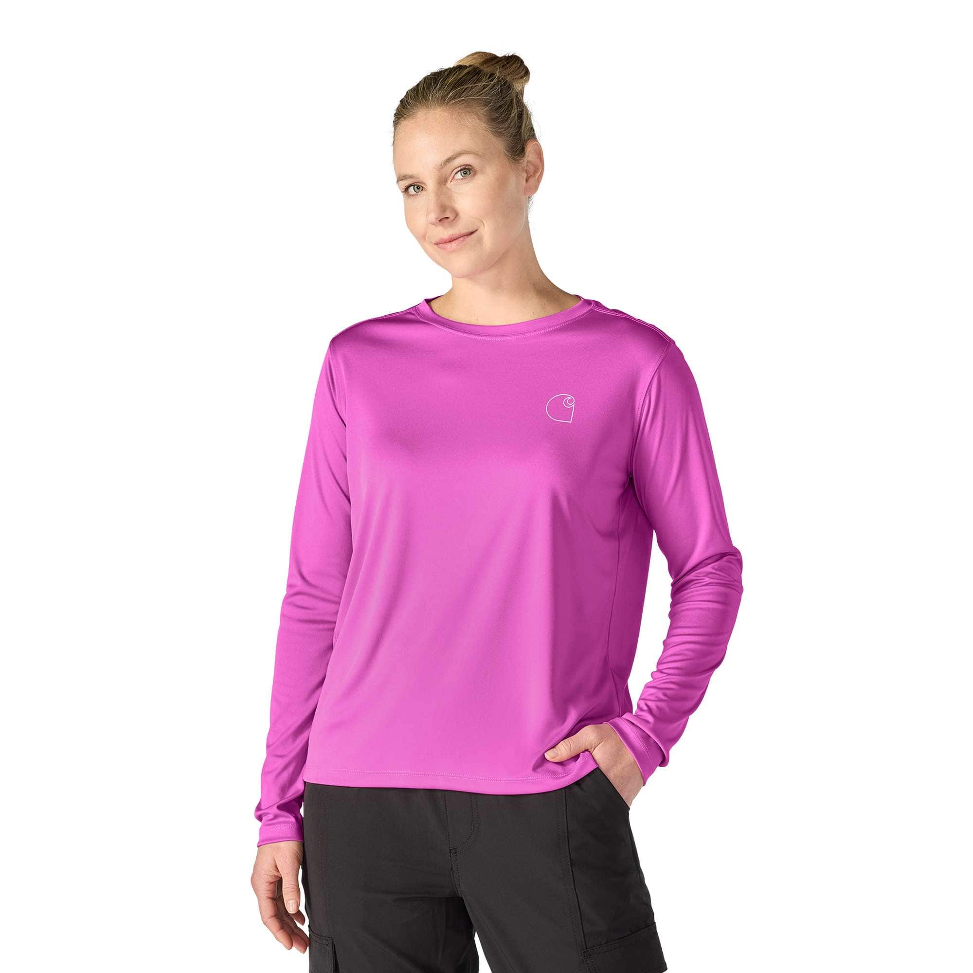 Women's force sun defender upf 50+ lightweight long sleeve t-shirt - sun protection shirts