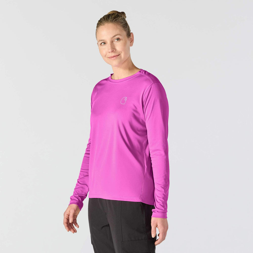 Women's force sun defender upf 50+ lightweight long sleeve t-shirt - sun protection shirts