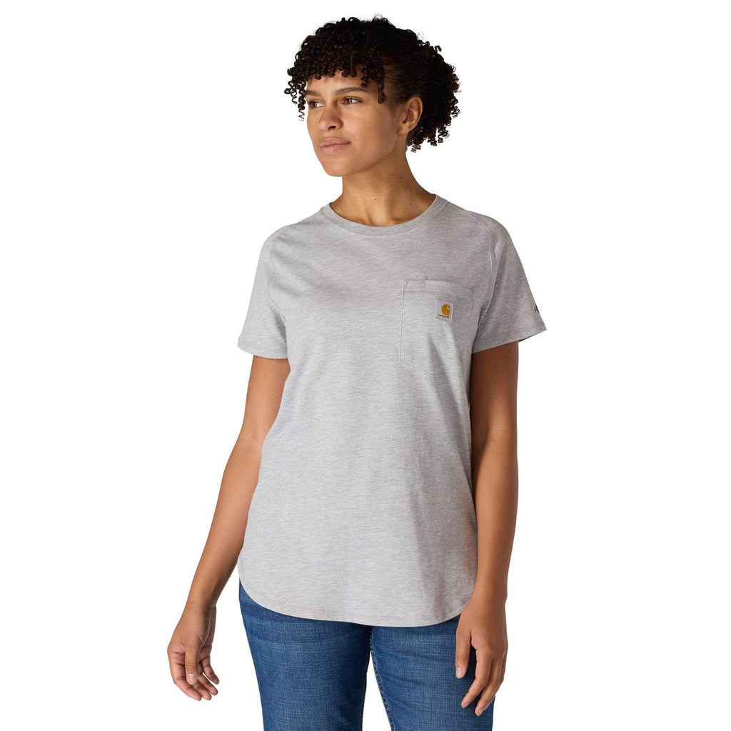 Women's force relaxed fit moisture wicking pocket t-shirt