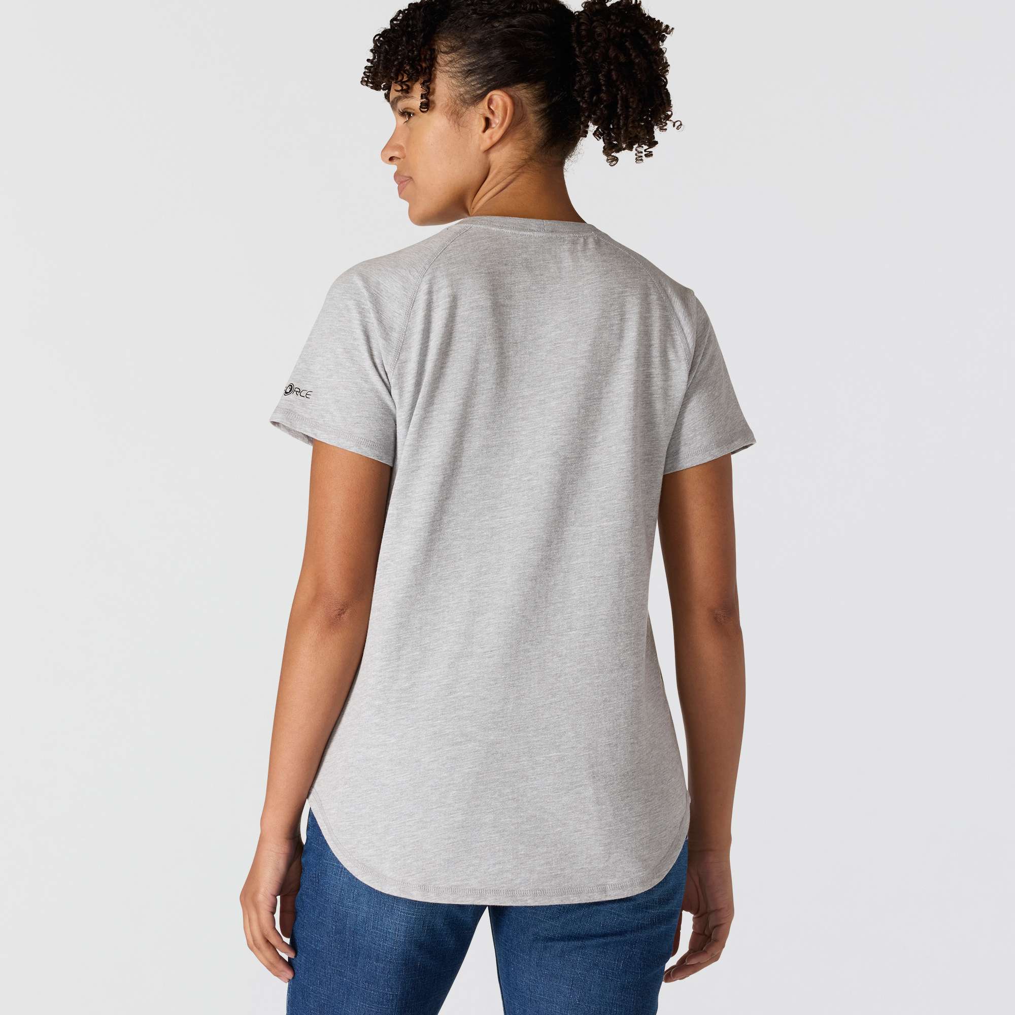 Women's force relaxed fit moisture wicking pocket t-shirt