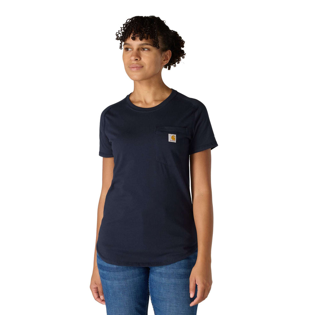 Women's force relaxed fit moisture wicking pocket t-shirt