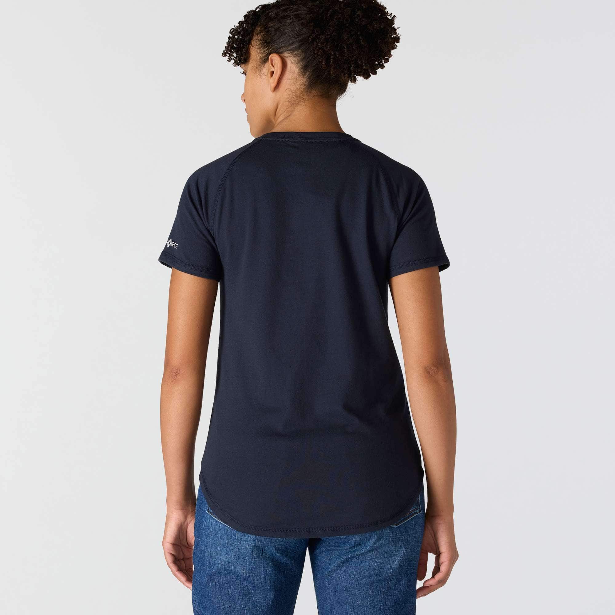 Women's force relaxed fit moisture wicking pocket t-shirt