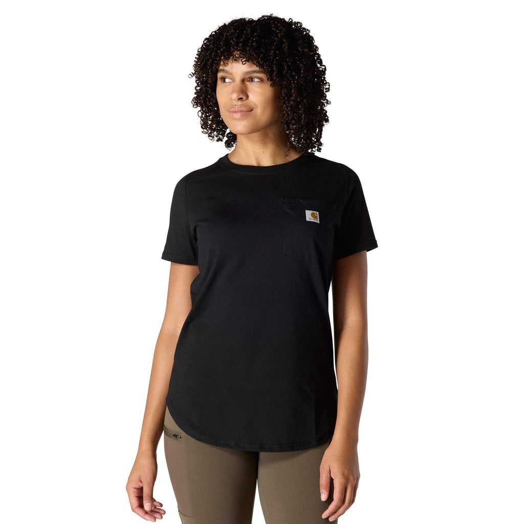 Women's force relaxed fit moisture wicking pocket t-shirt