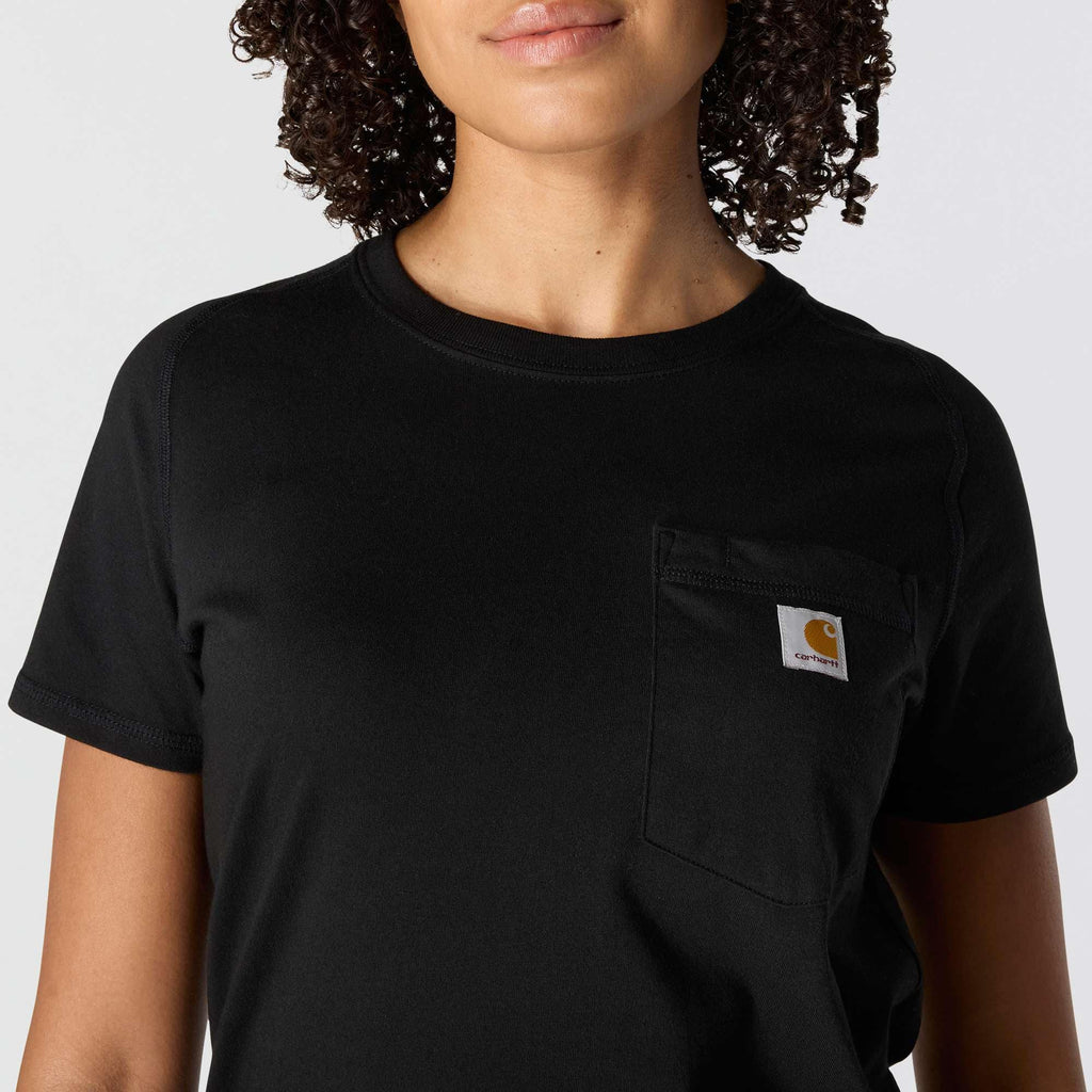 Women's force relaxed fit moisture wicking pocket t-shirt