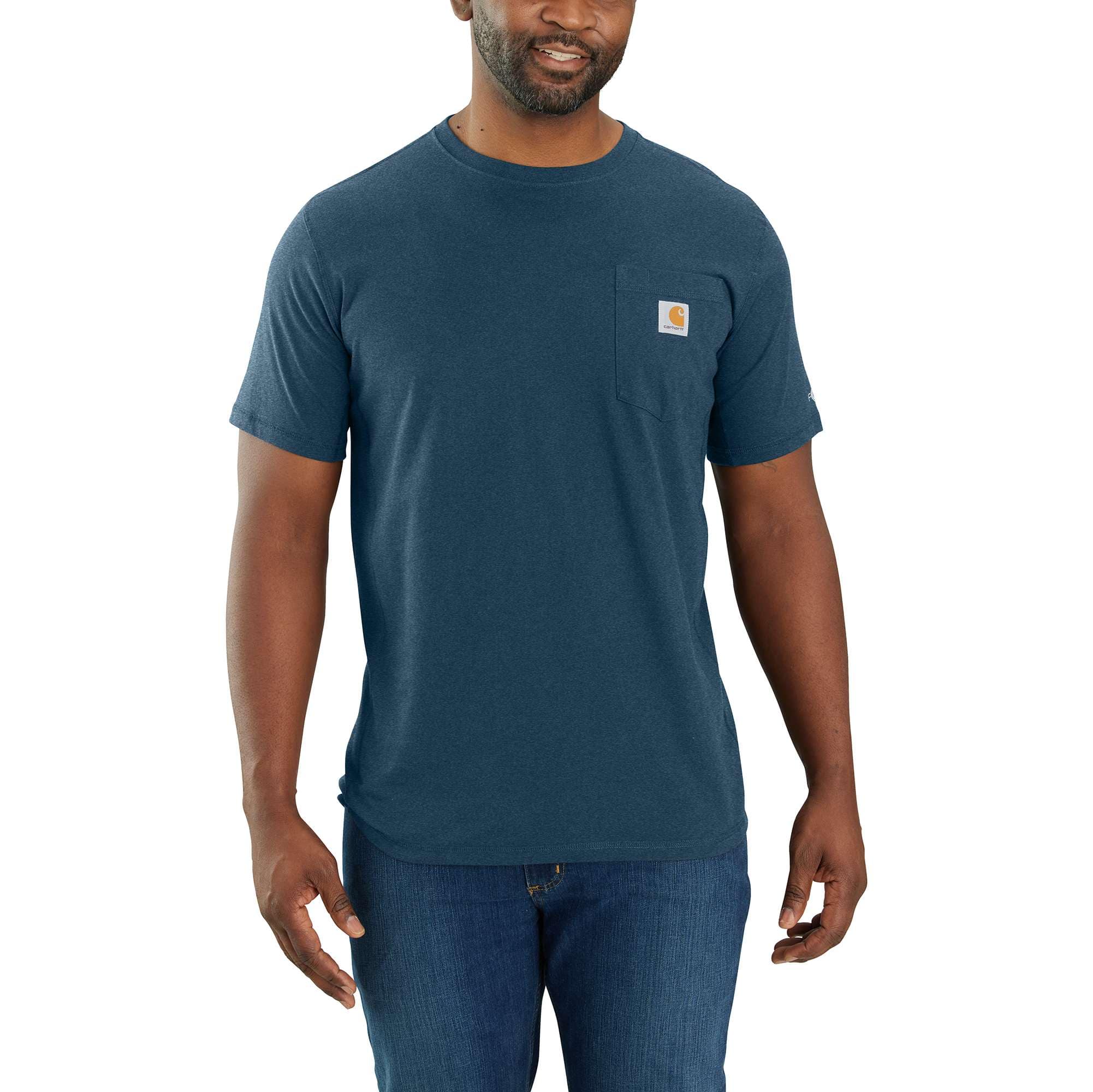 Men's force relaxed fit moisture wicking pocket t-shirt