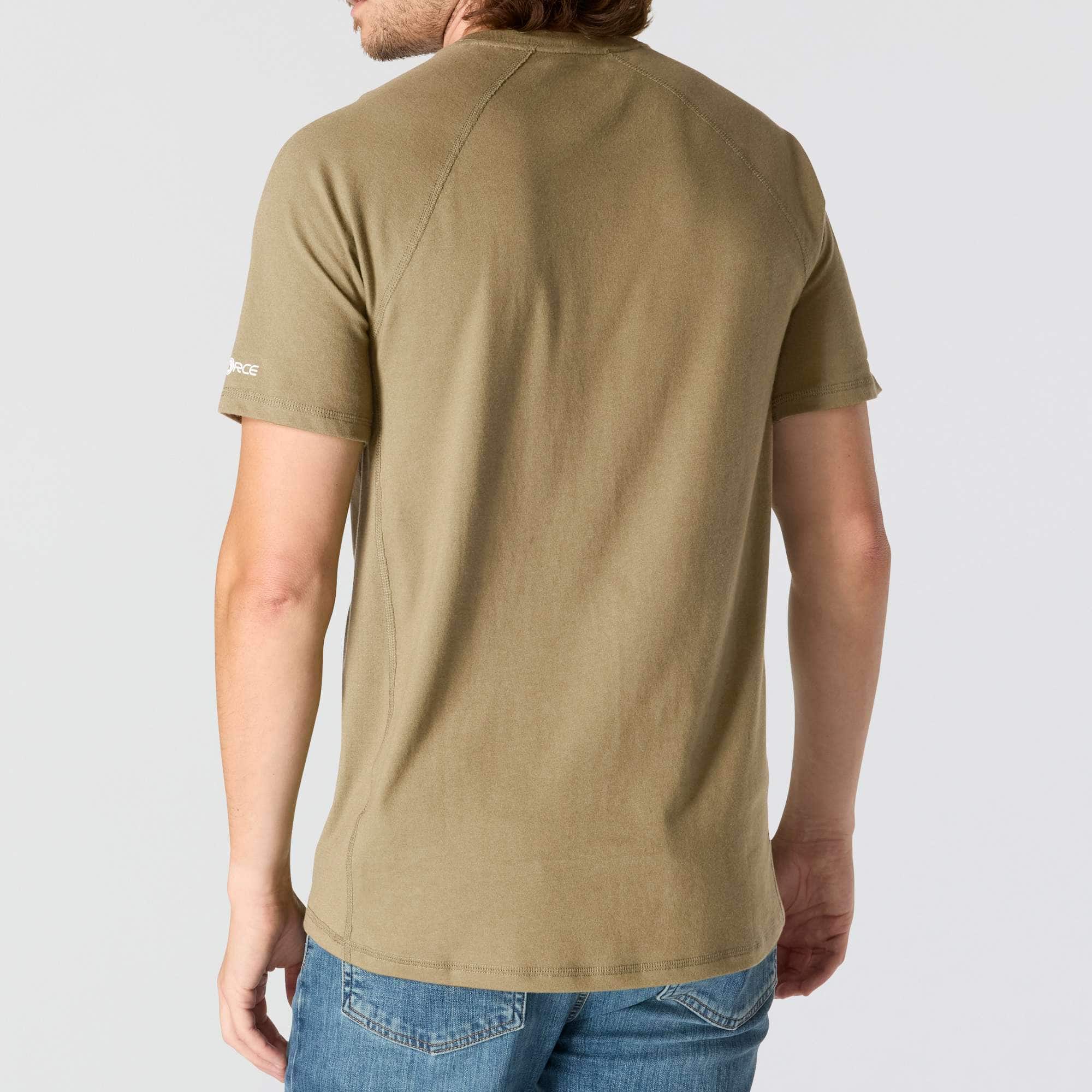 Men's force relaxed fit moisture wicking pocket t-shirt
