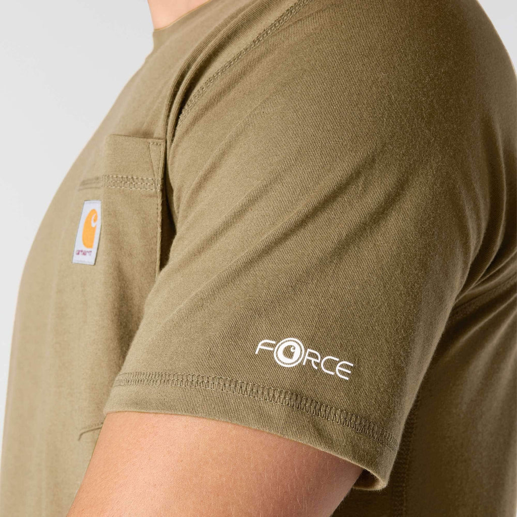 Men's force relaxed fit moisture wicking pocket t-shirt