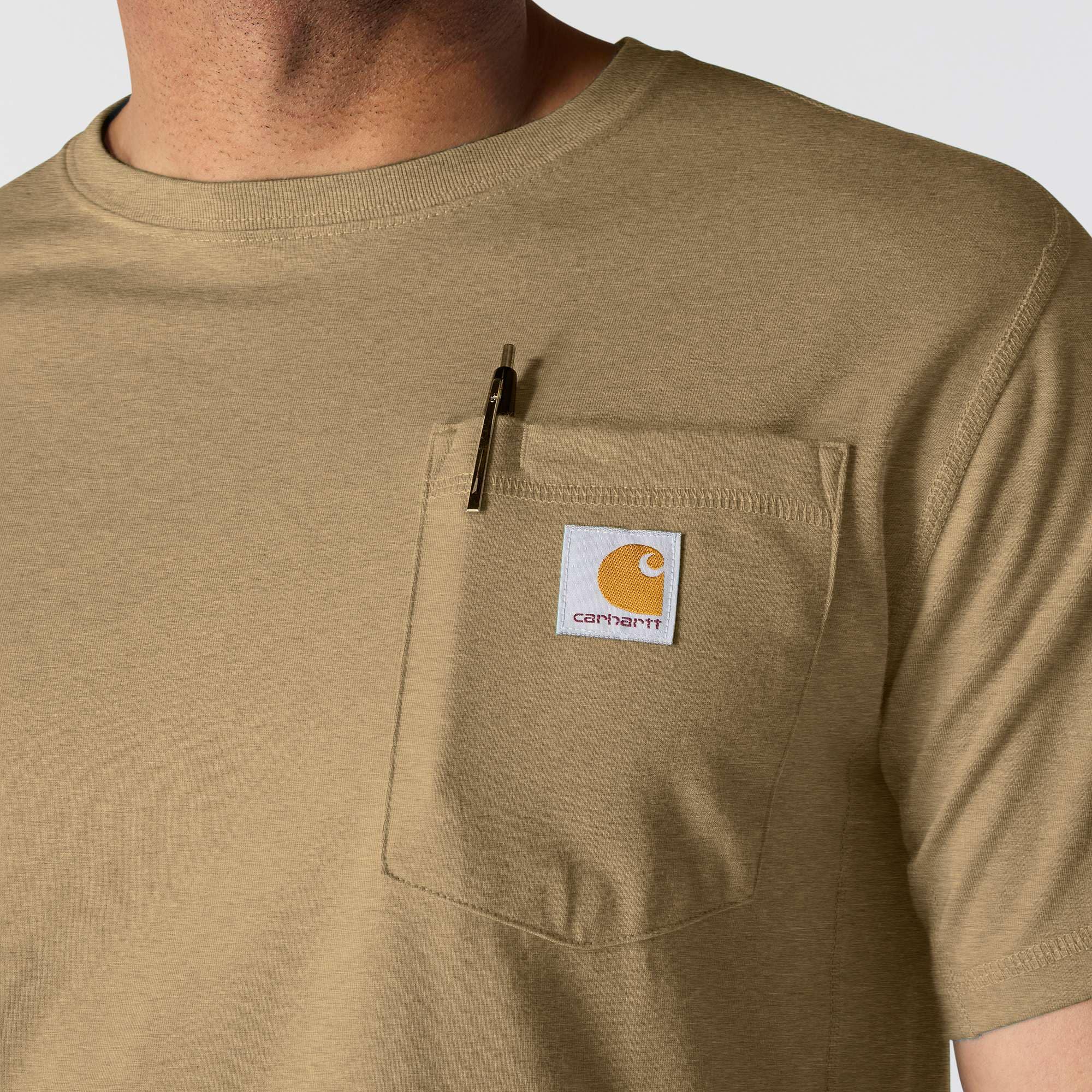 Men's force relaxed fit moisture wicking pocket t-shirt