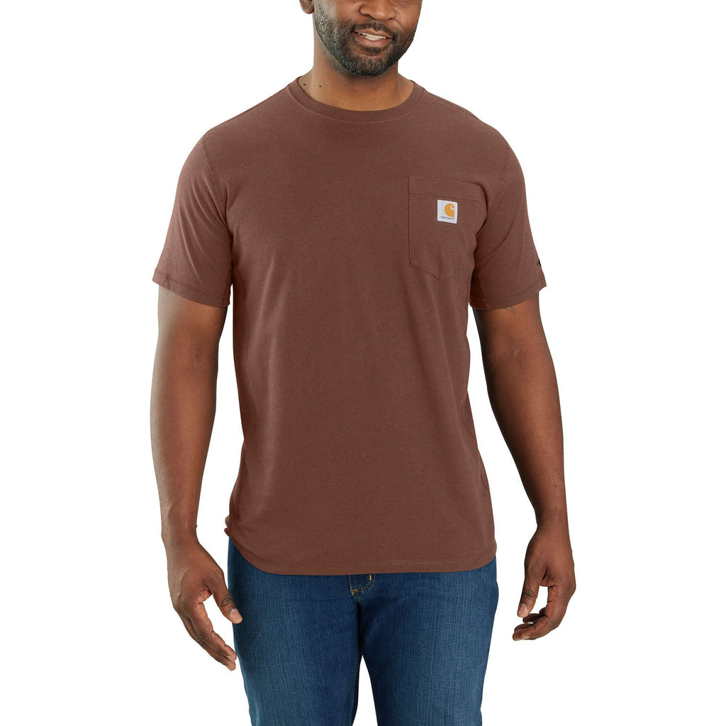 Men's force relaxed fit moisture wicking pocket t-shirt