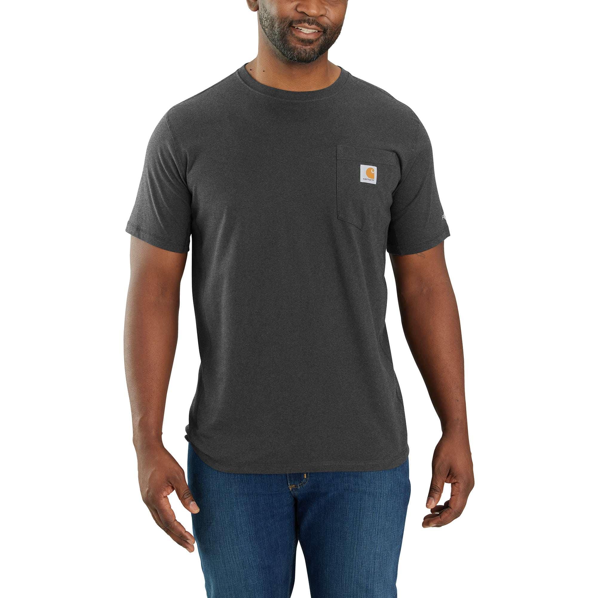 Men's force relaxed fit moisture wicking pocket t-shirt