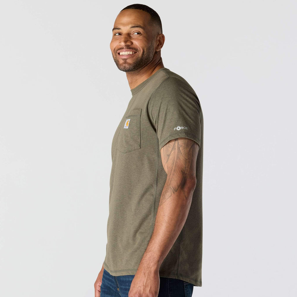 Men's force relaxed fit moisture wicking pocket t-shirt