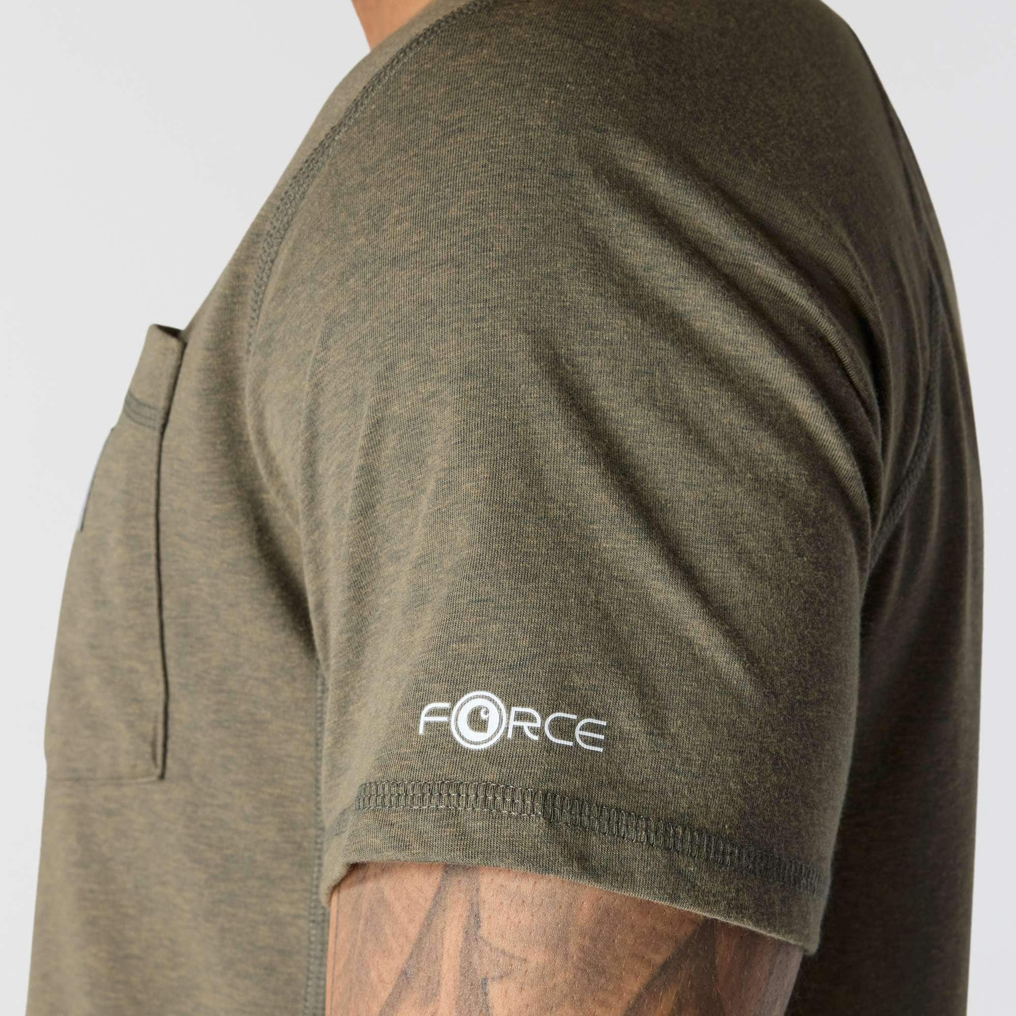 Men's force relaxed fit moisture wicking pocket t-shirt