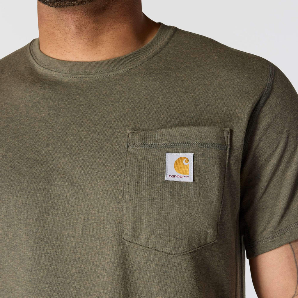 Men's force relaxed fit moisture wicking pocket t-shirt