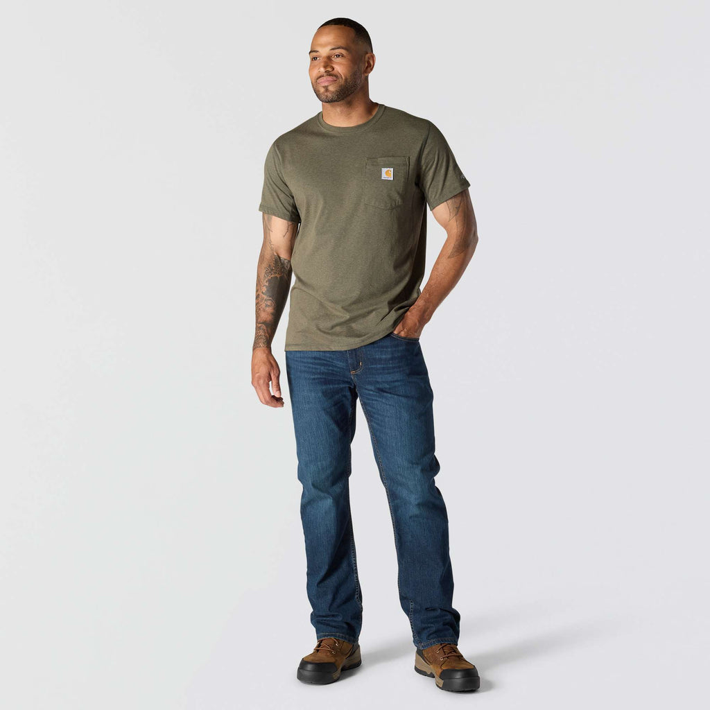 Men's force relaxed fit moisture wicking pocket t-shirt