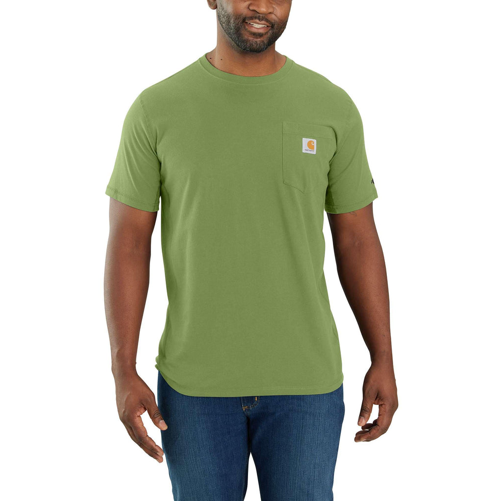 Men's force relaxed fit moisture wicking pocket t-shirt