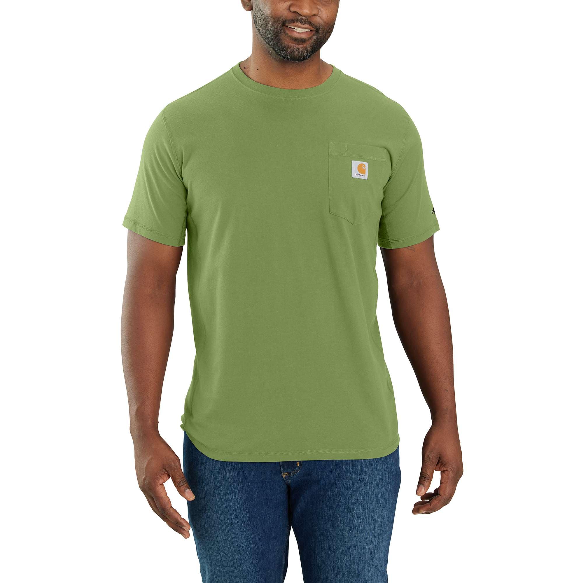 Men's force relaxed fit moisture wicking pocket t-shirt