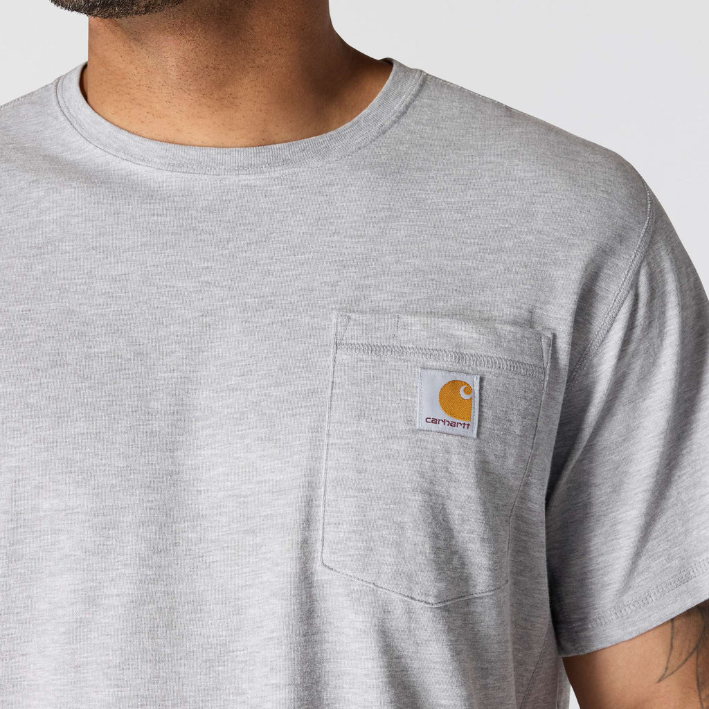 Men's force relaxed fit moisture wicking pocket t-shirt