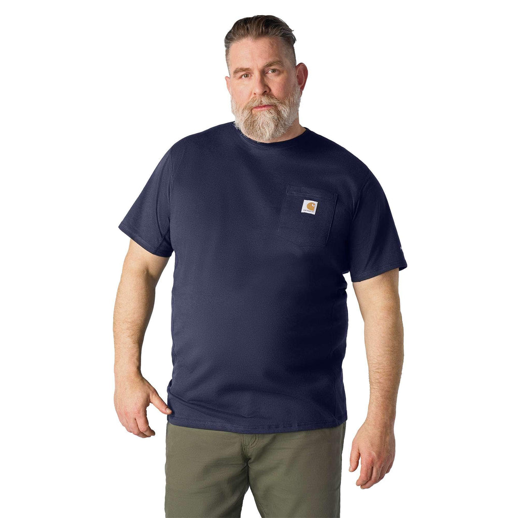 Men's force relaxed fit moisture wicking pocket t-shirt