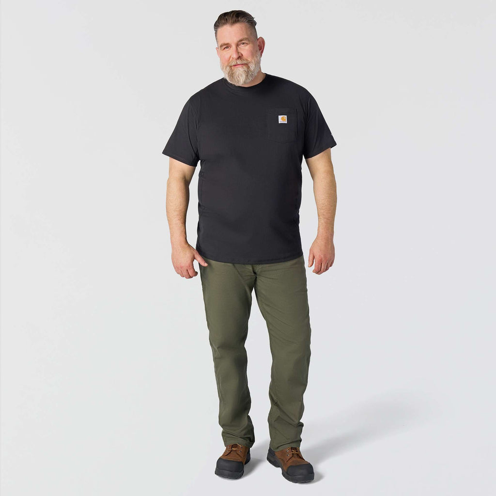 Men's force relaxed fit moisture wicking pocket t-shirt
