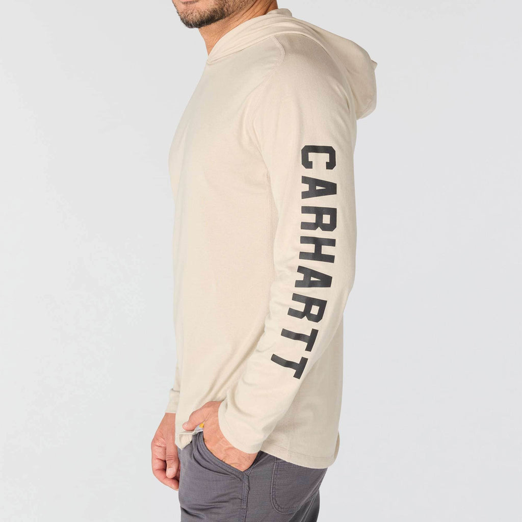 Men's force relaxed fit moisture wicking logo hoodie