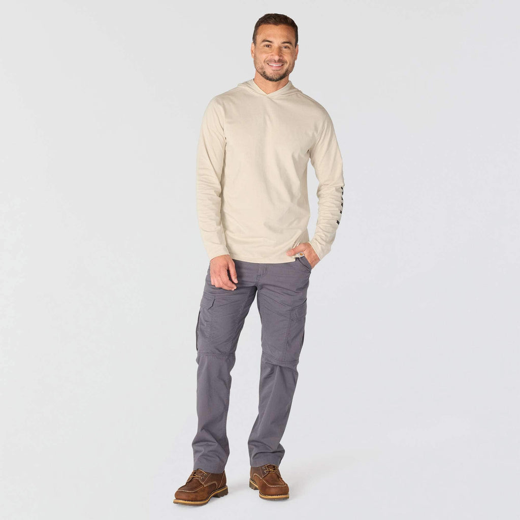 Men's force relaxed fit moisture wicking logo hoodie