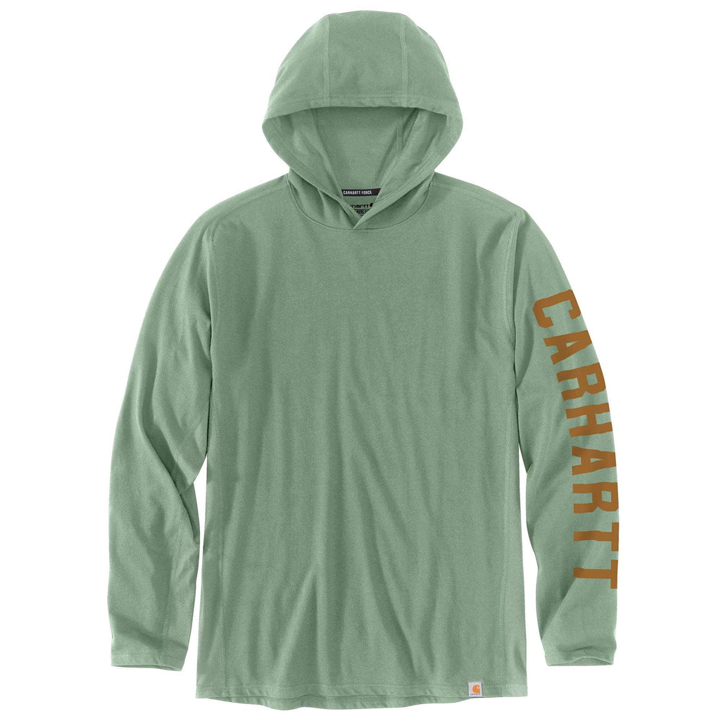 Men's force relaxed fit moisture wicking logo hoodie