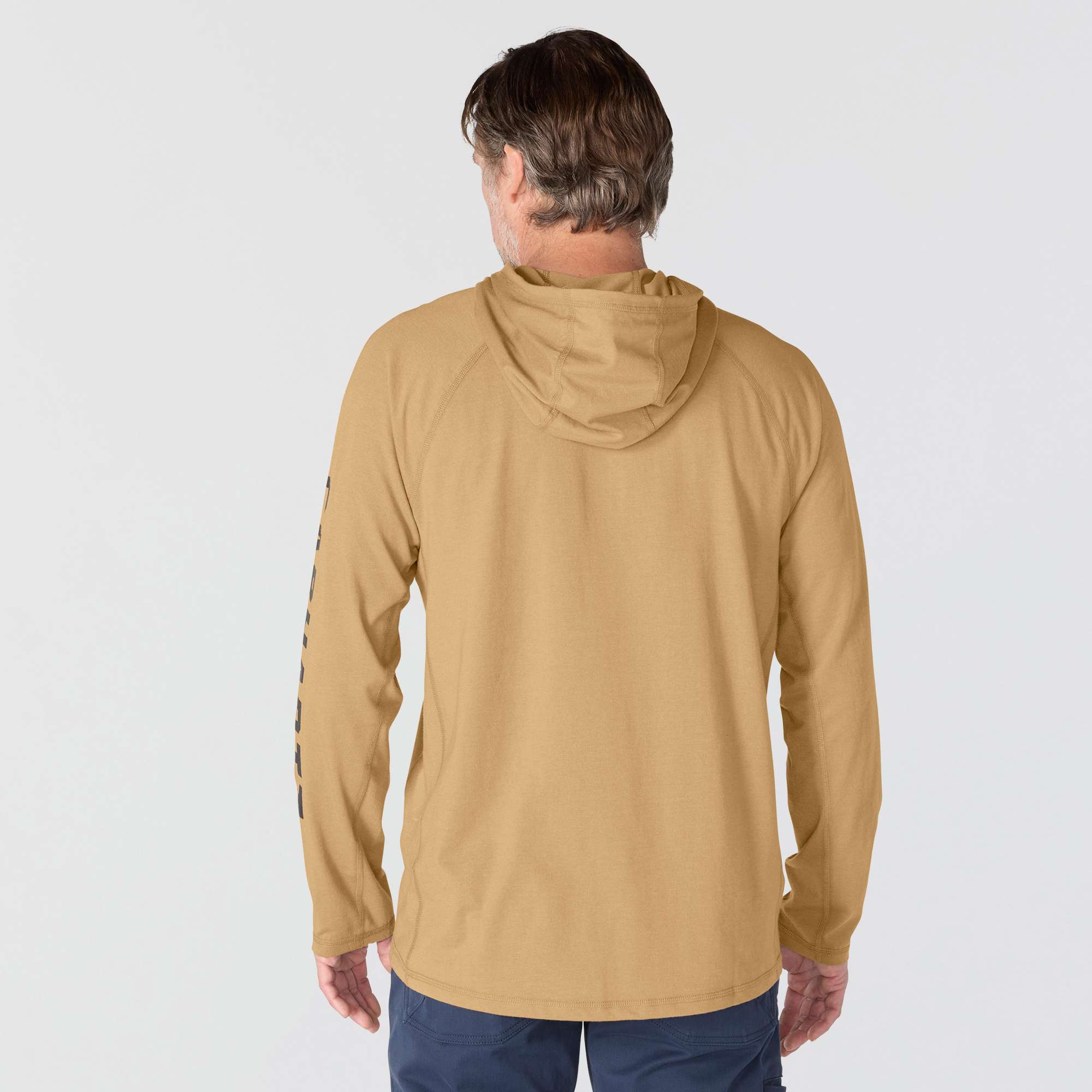 Men's force relaxed fit moisture wicking logo hoodie