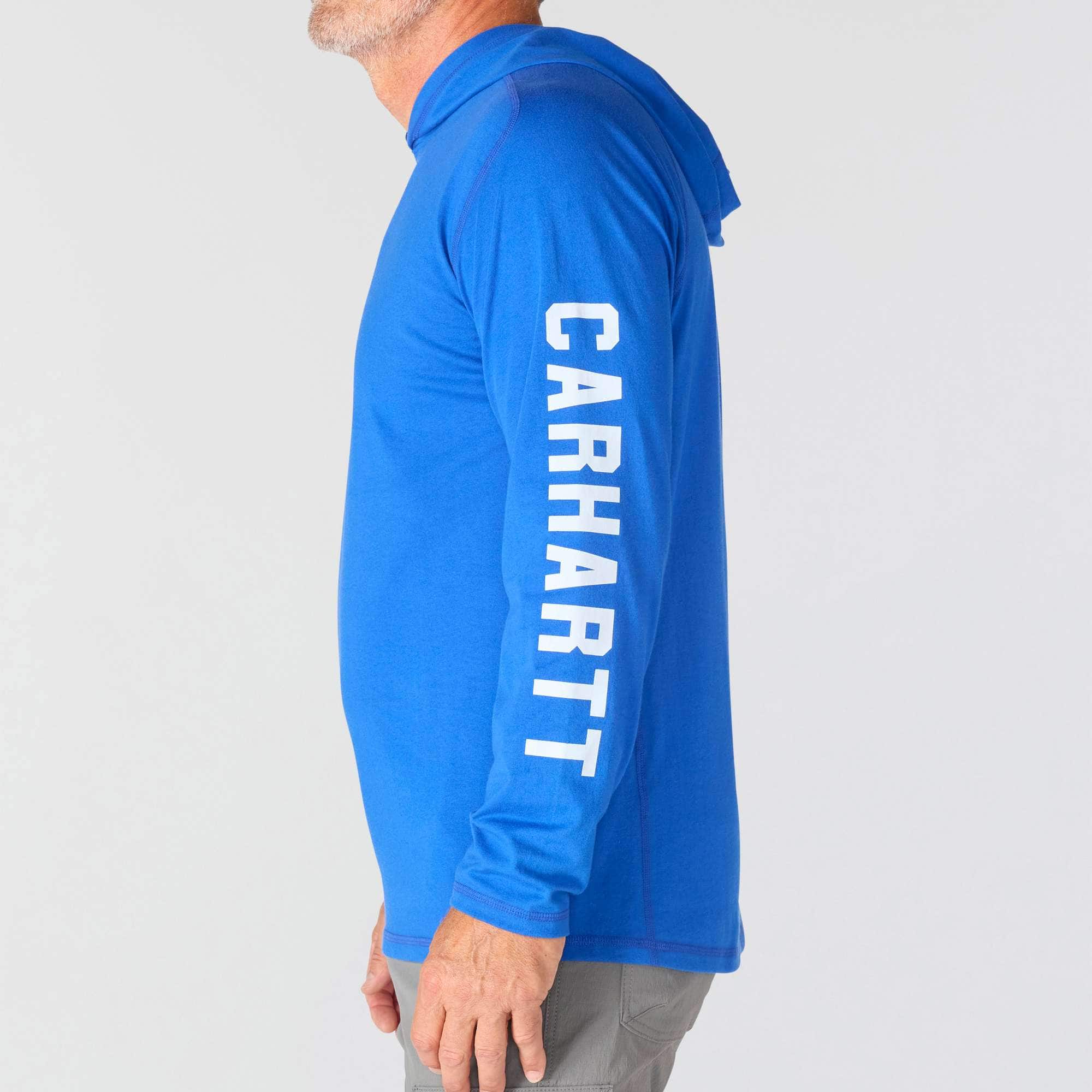Men's force relaxed fit moisture wicking logo hoodie