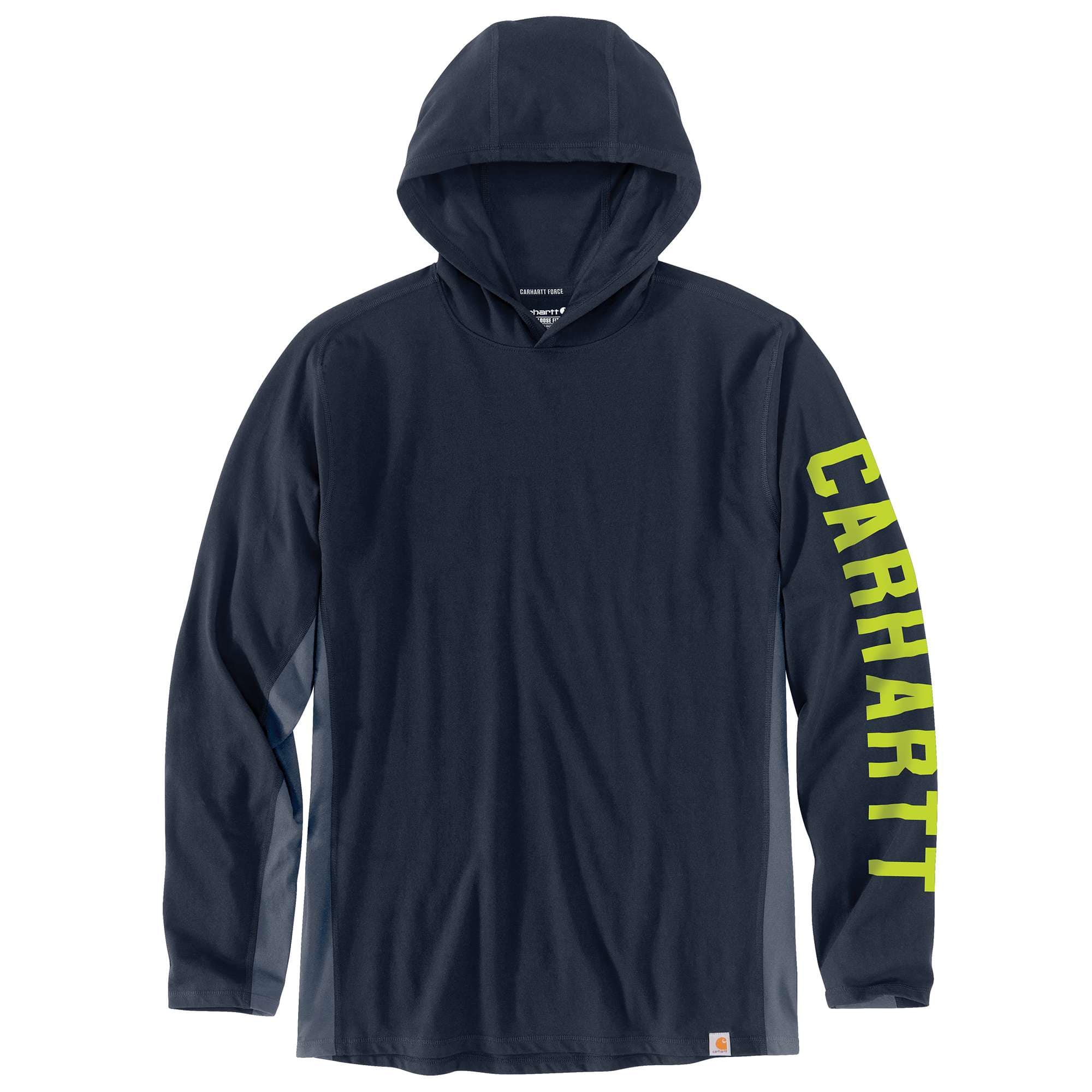 Men's force relaxed fit moisture wicking logo hoodie