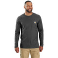 Men's force long sleeve moisture wicking pocket t-shirt