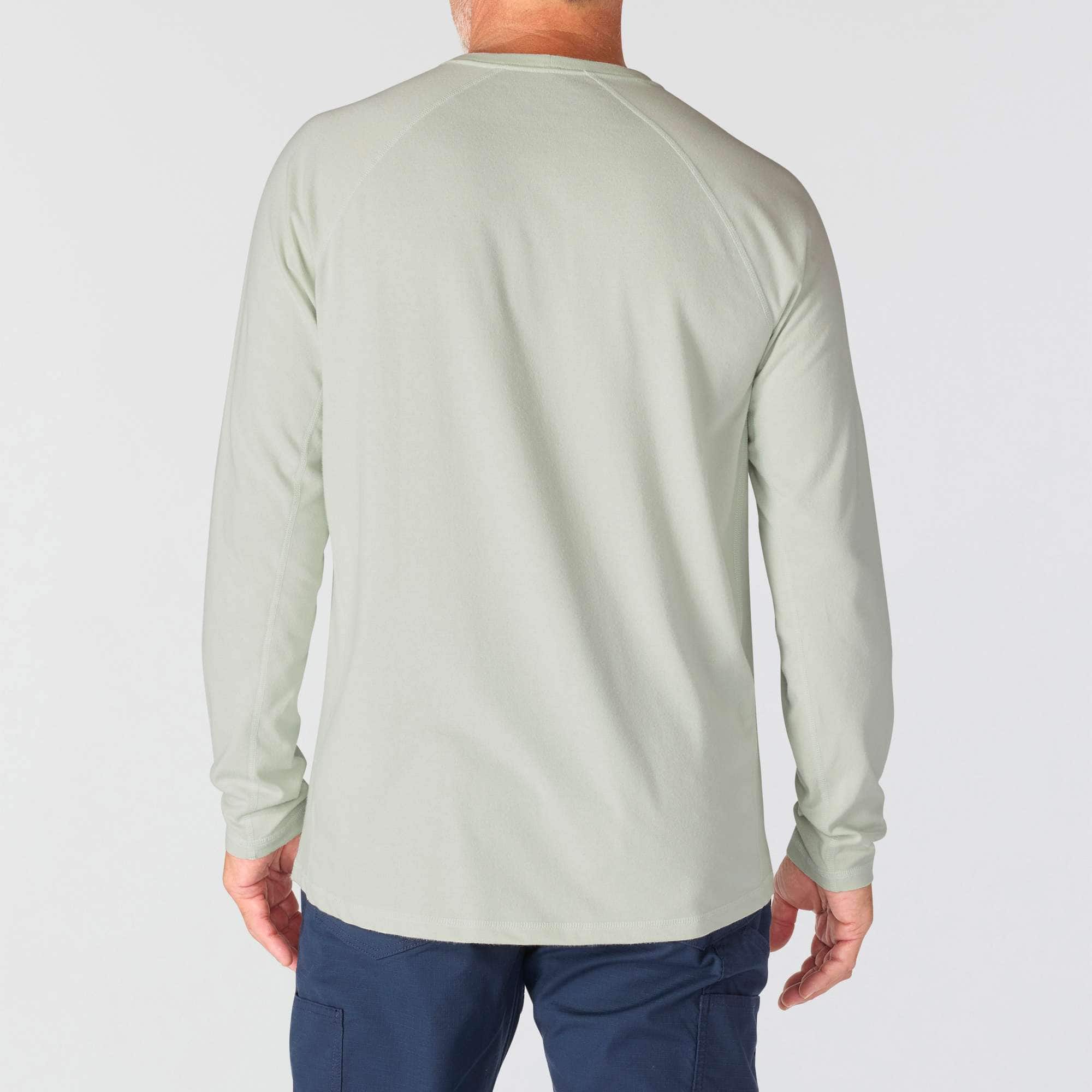 Men's force long sleeve moisture wicking pocket t-shirt