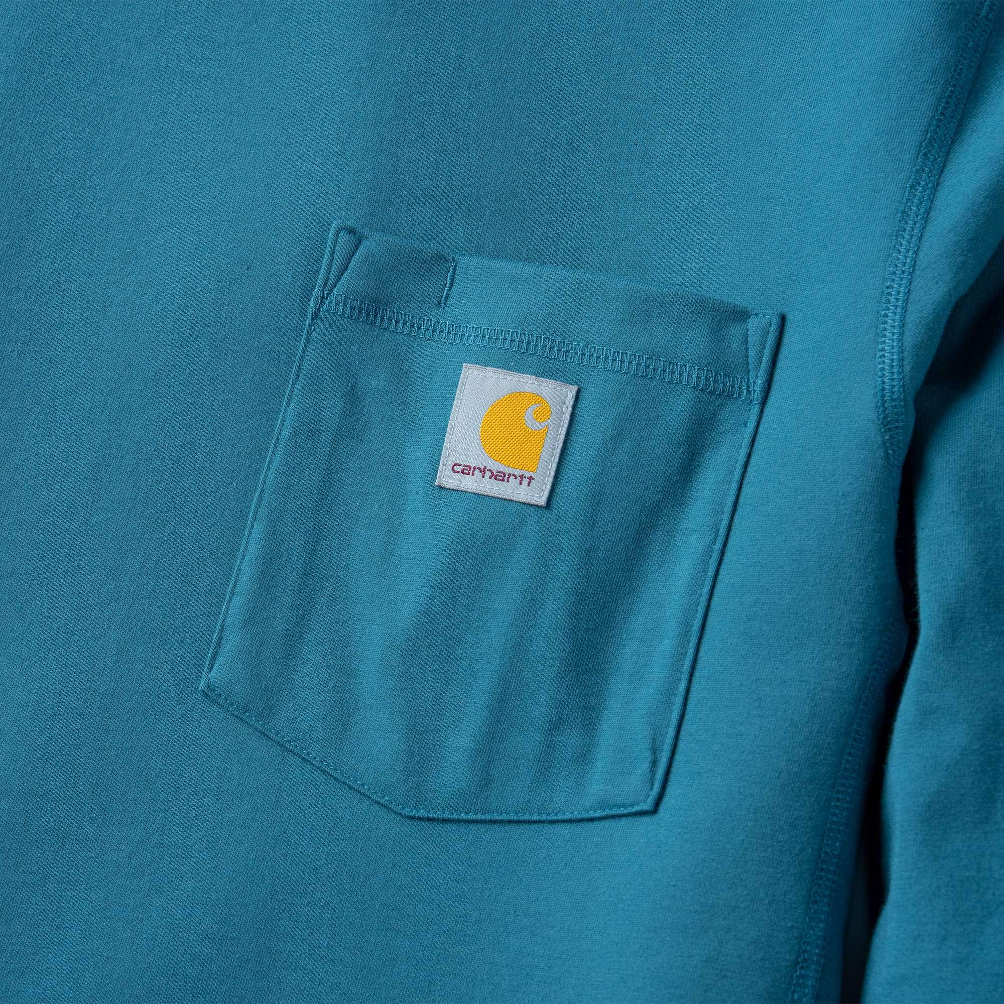 Men's force long sleeve moisture wicking pocket t-shirt