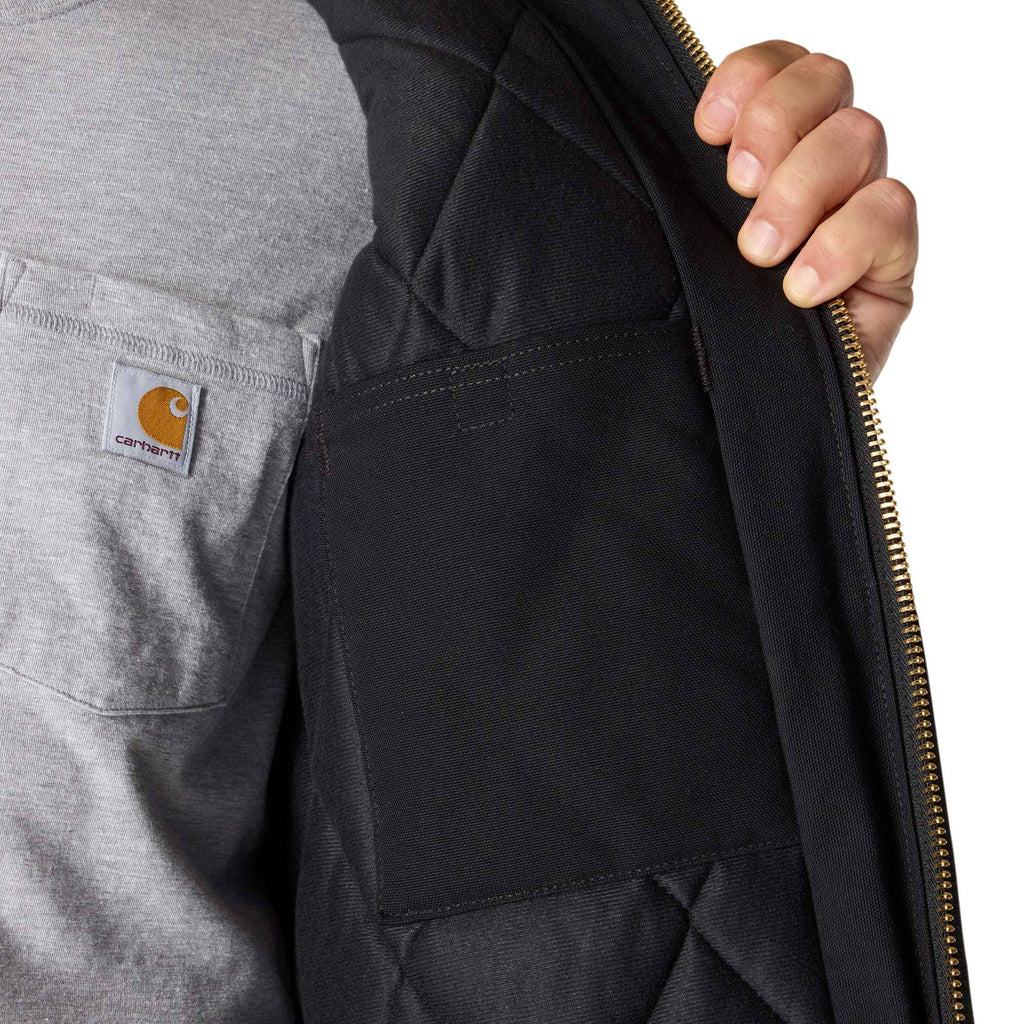 Carhartt j140 men's iconic firm duck insulated active jac
