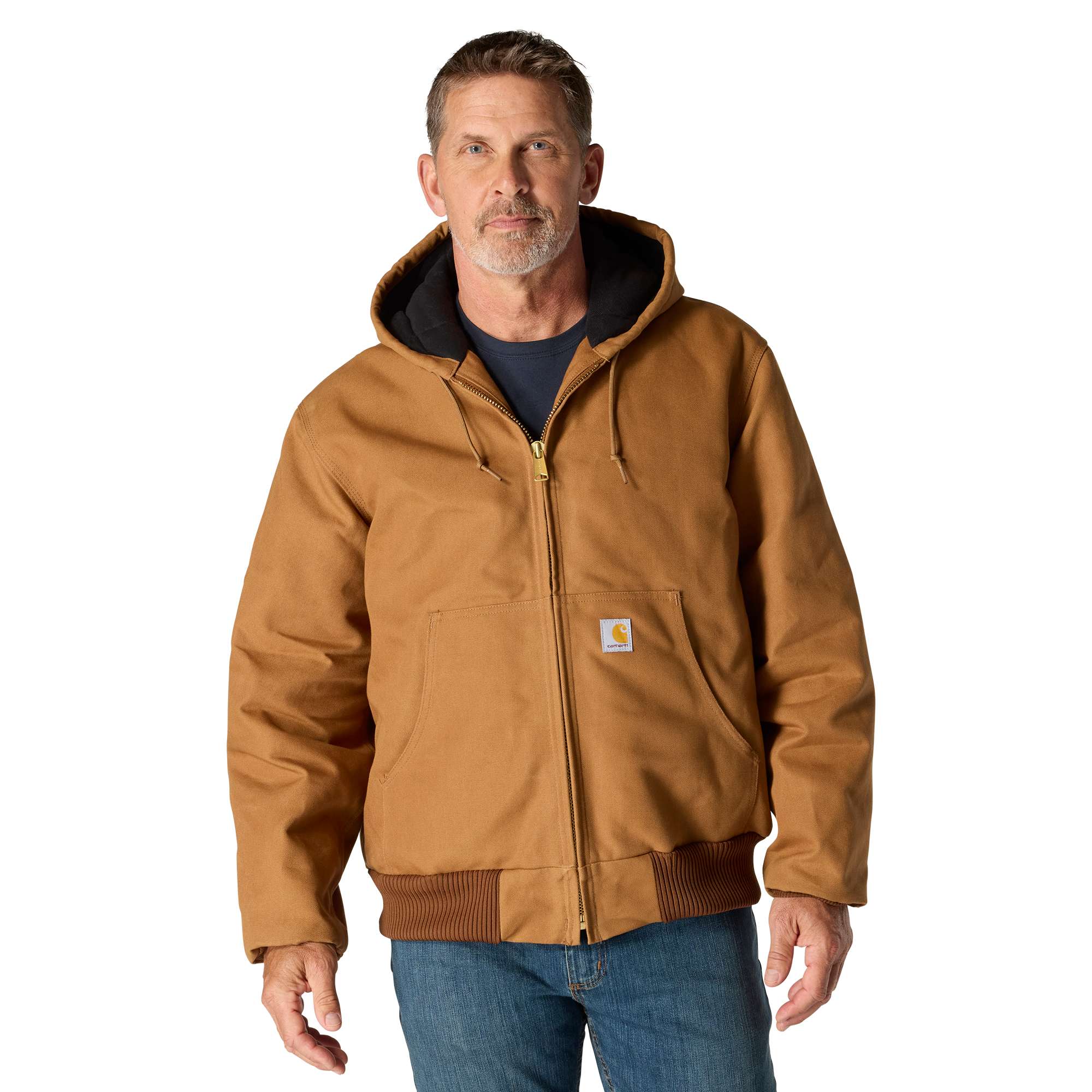 Carhartt j140 men's iconic firm duck insulated active jac